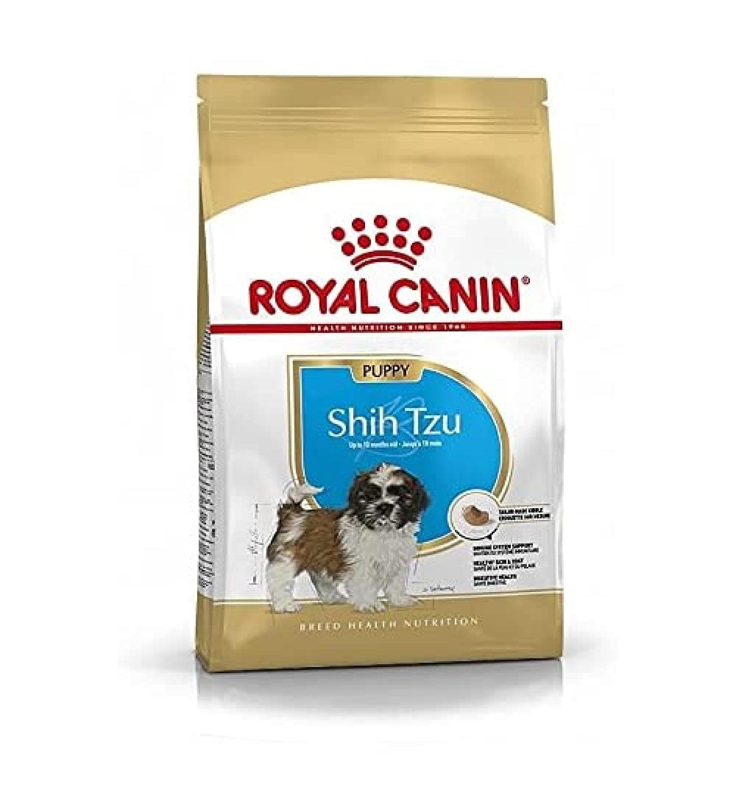 Royal Canin Shih Tzu Puppy | 1.5 kg | Dry food for Shih Tzu puppies | To support the coat and digestion | For dogs up to 10 months old - Buy Online on GoSupps.com