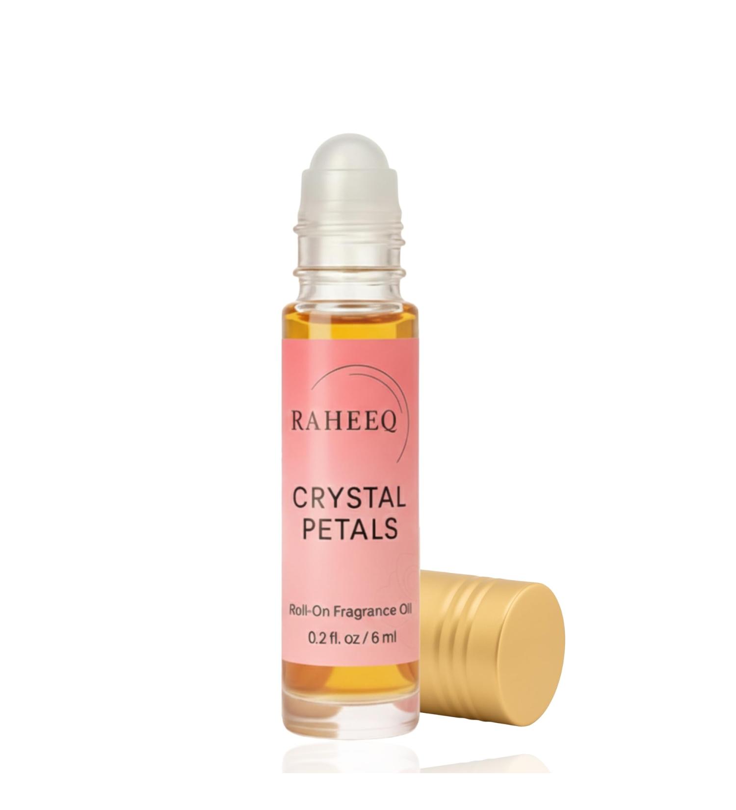 Raheeq Crystal Petals Perfume Oil Jasmine & Rose Attar Concentrated Alcohol-Free Long Lasting Unisex Fragrance 6ml Roll-On (0.2 fl oz) - Buy Online on GoSupps.com