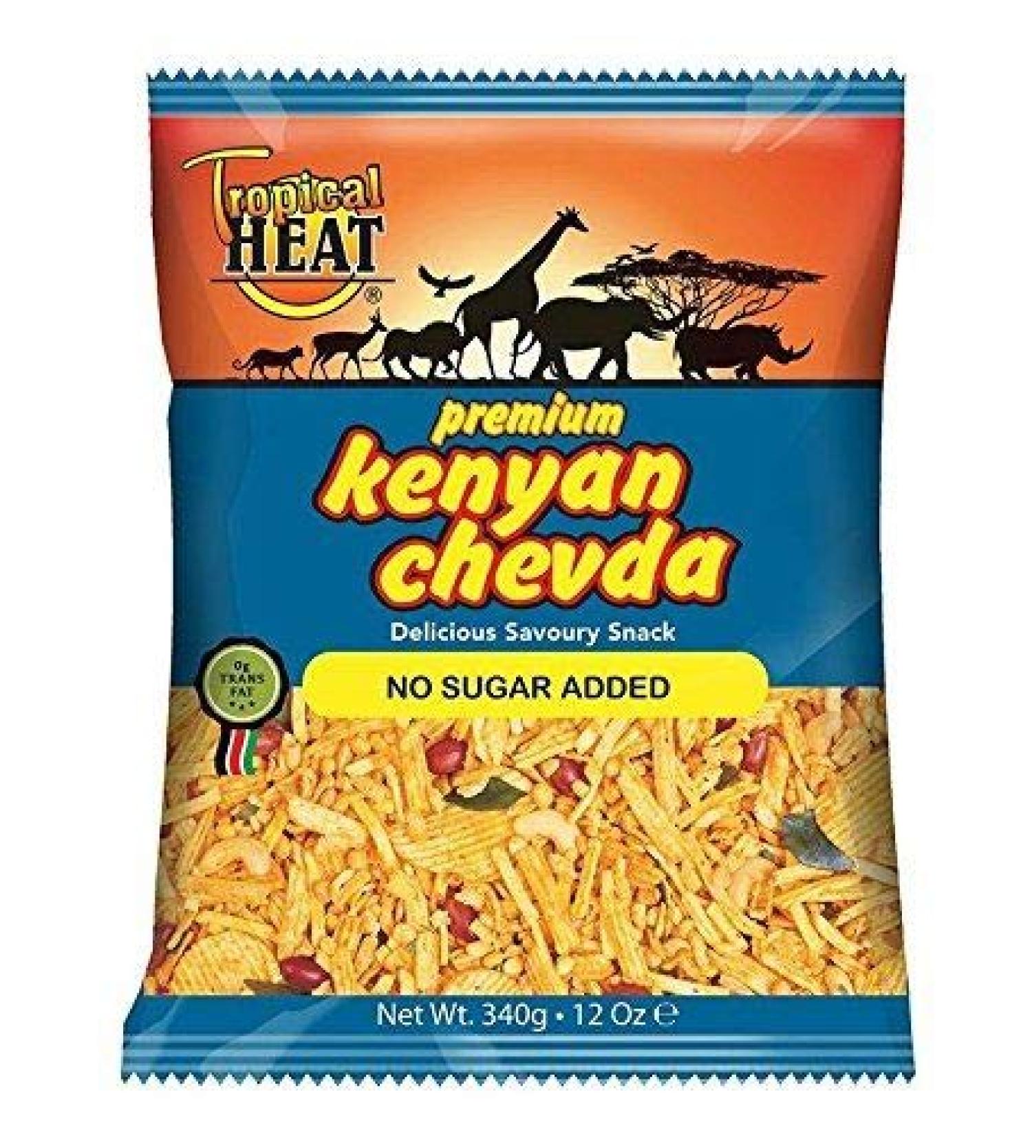 Chaleur tropicale Kenyan chevda - Sans sucre ajout - 340 g - Lot de 3