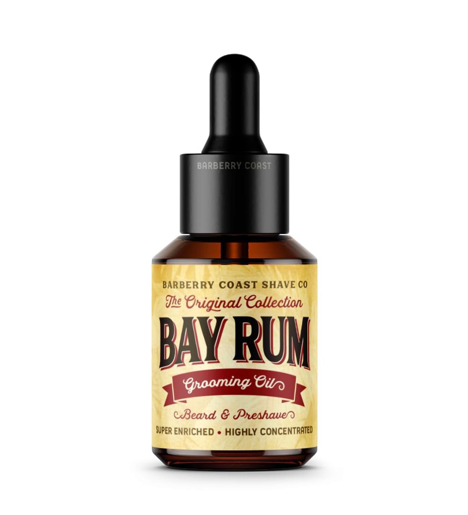 High Performing Bay Rum Beard Oil - Softer Fuller Beard with Argan Jojoba & Grapeseed Oils - 1oz for Men - International Shipping Available - Buy Online on GoSupps.com