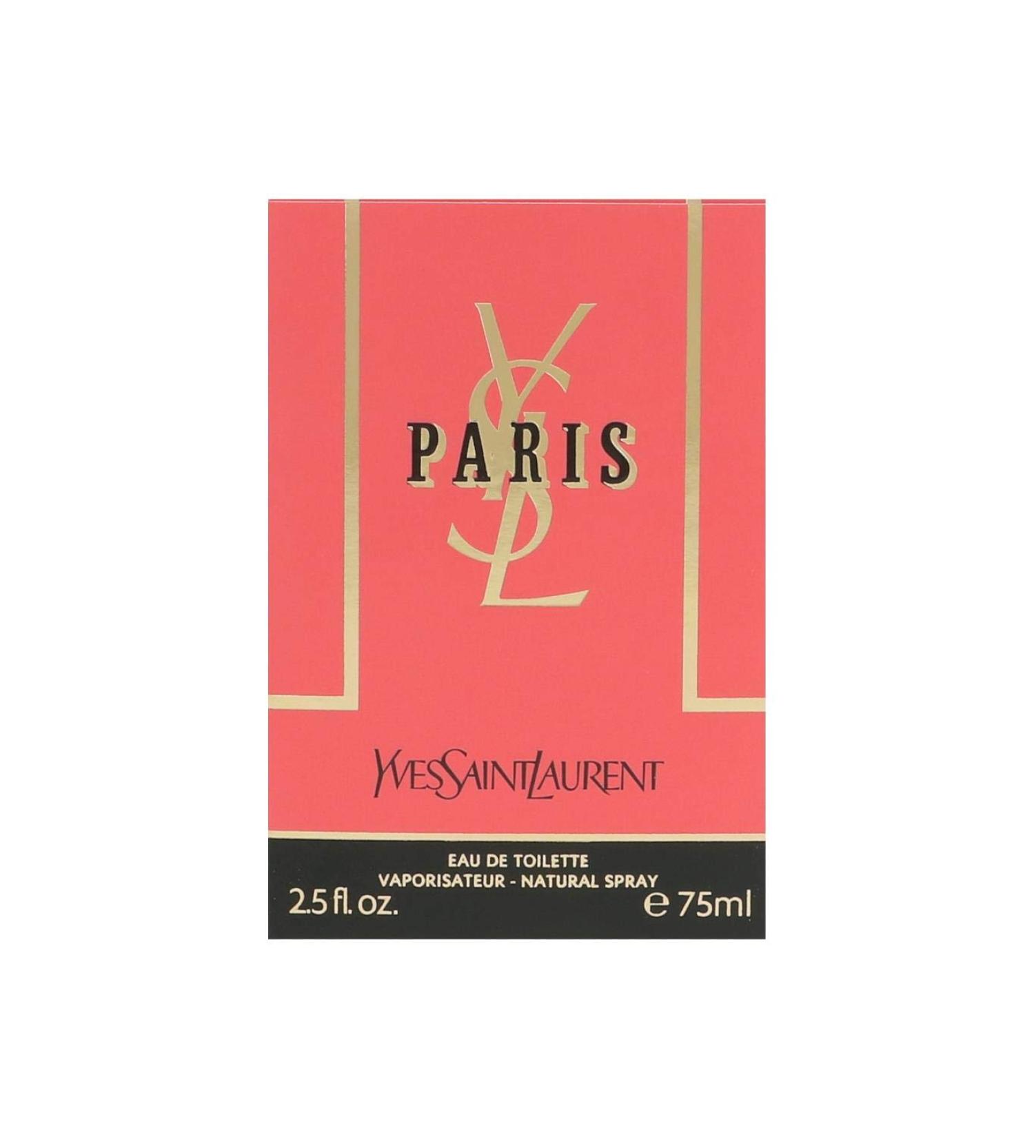 Yves Saint Laurent Paris By Yves Saint Laurent For Women. Eau De Toilette Spray 2.5 Ounces 2.5 Fl Oz (Pack of 1) - Buy Online on GoSupps.com