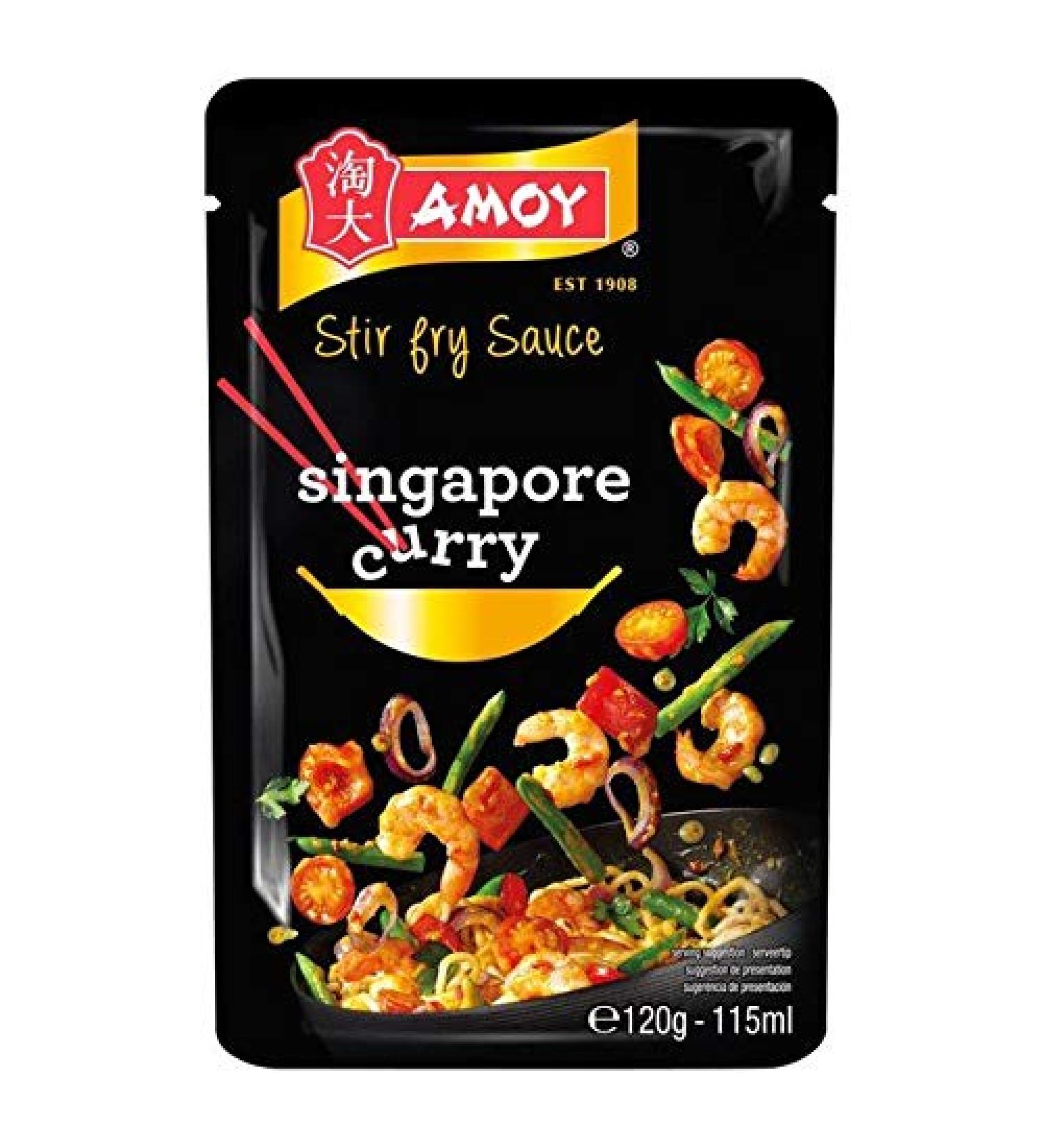 Amoy Amoy Singapore Curry Stir Fry Sauce 120g