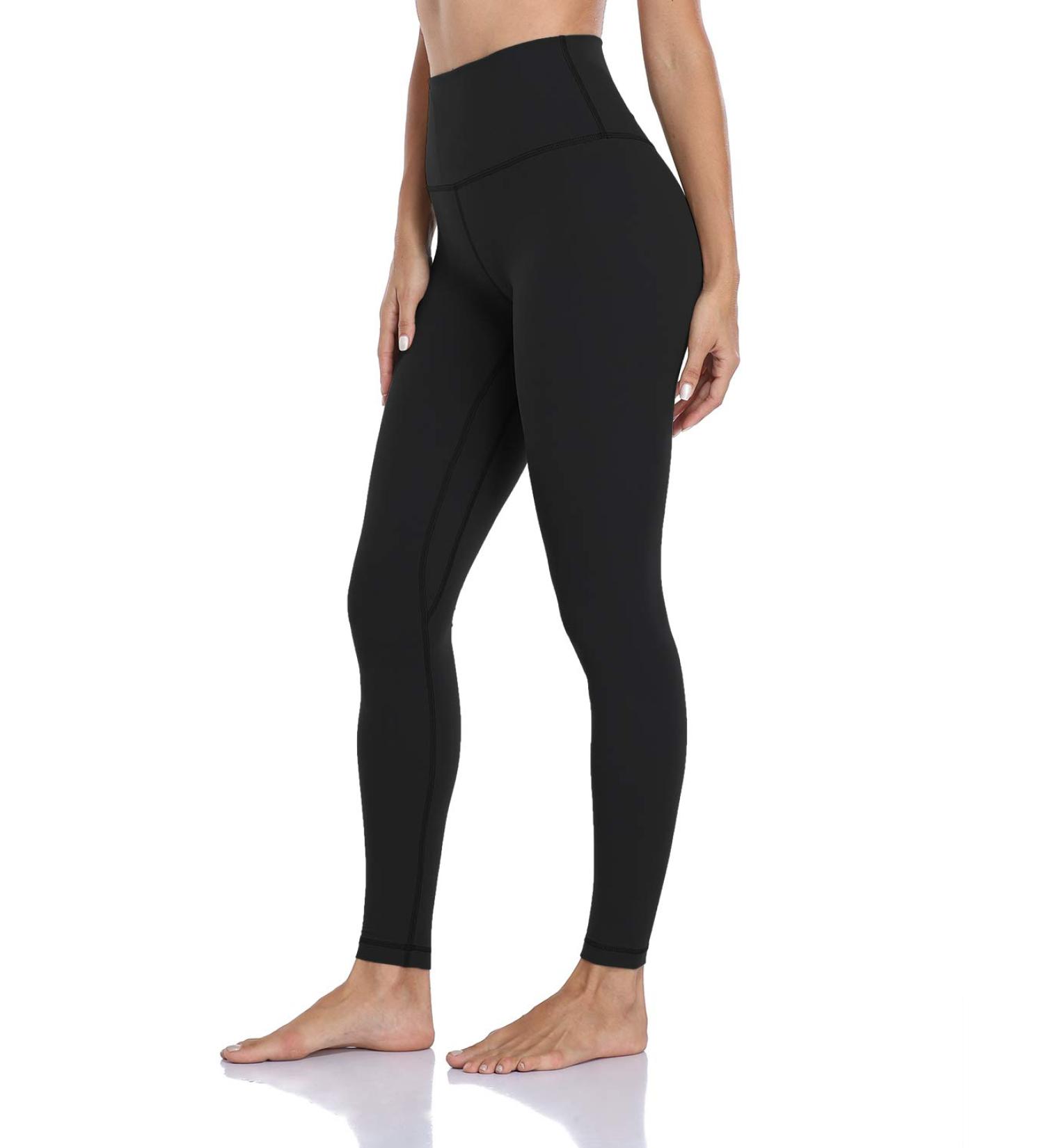 HeyNuts Women's High Waisted Yoga Leggings - 28'' Medium Black - Buy Online on GoSupps.com