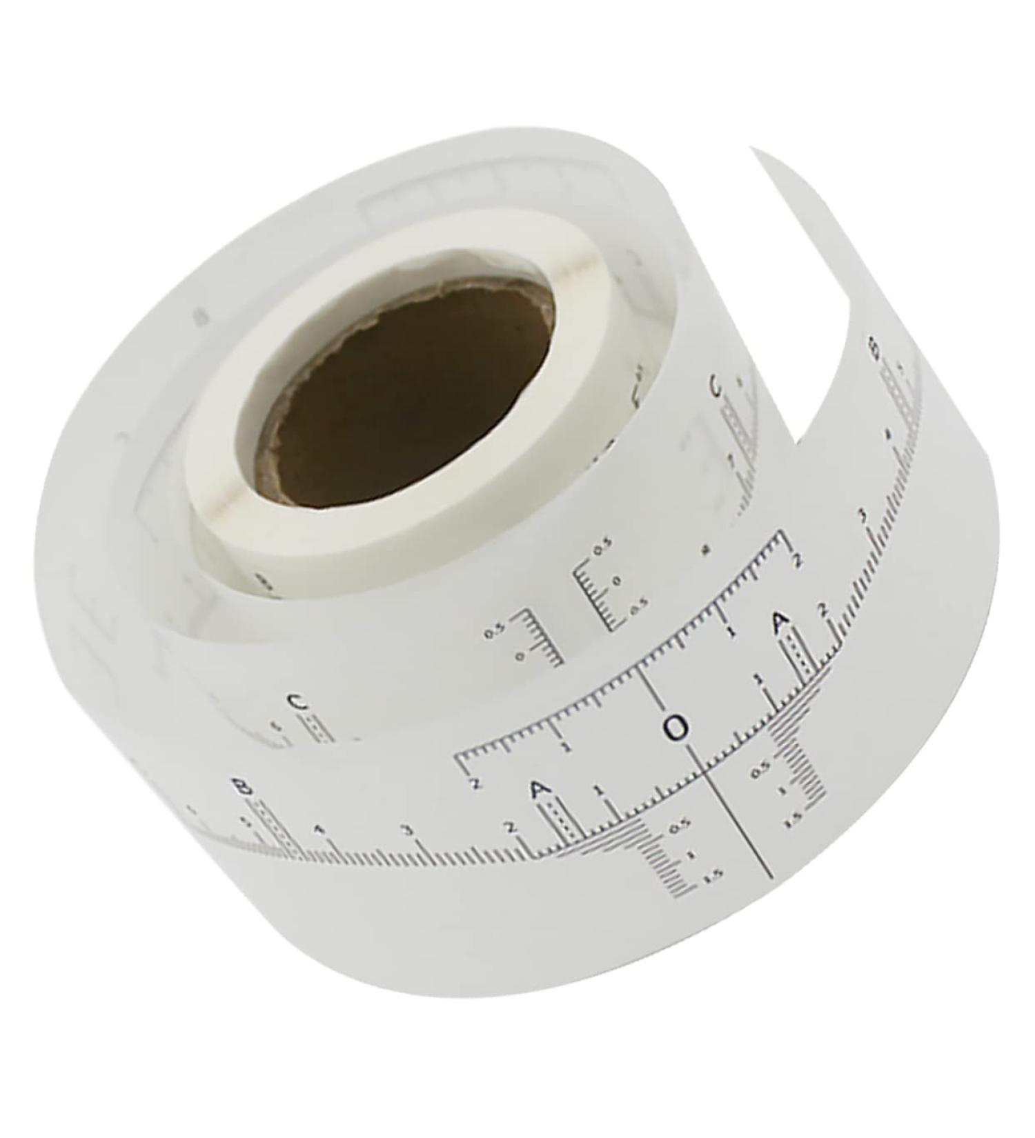 Ipetboom 1 Roll Disposable Ruler Sticker Adhesive Microblading Ruler Brow Measurer Woman Scale Tool - Buy Online on GoSupps.com