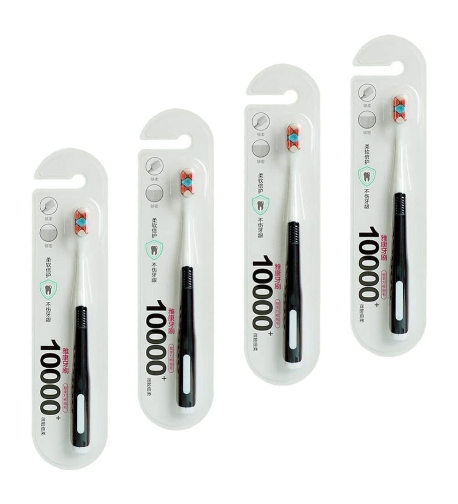 Lalafina 4 piece of maternity month toothbrush children grip toothbrush soft dental toothbrush maternal toothbrush pt toothbrush bristles travel portable captive