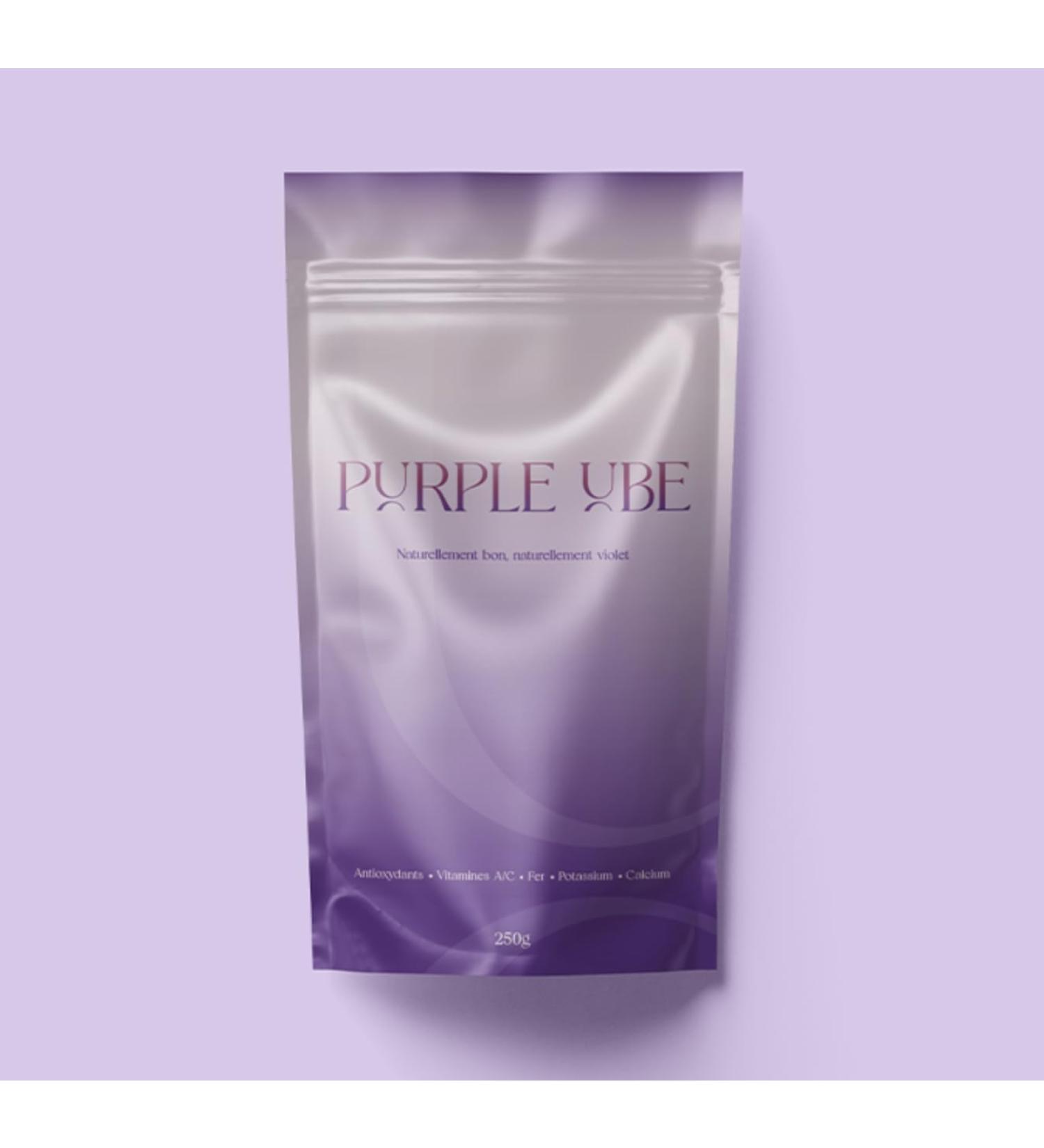 Purple Ube Purple Ube Powder (Purple Yam) 100% Natural Rich in Antioxidants and Vitamins Additive-Free For Drinks and D - Buy Online on GoSupps.com