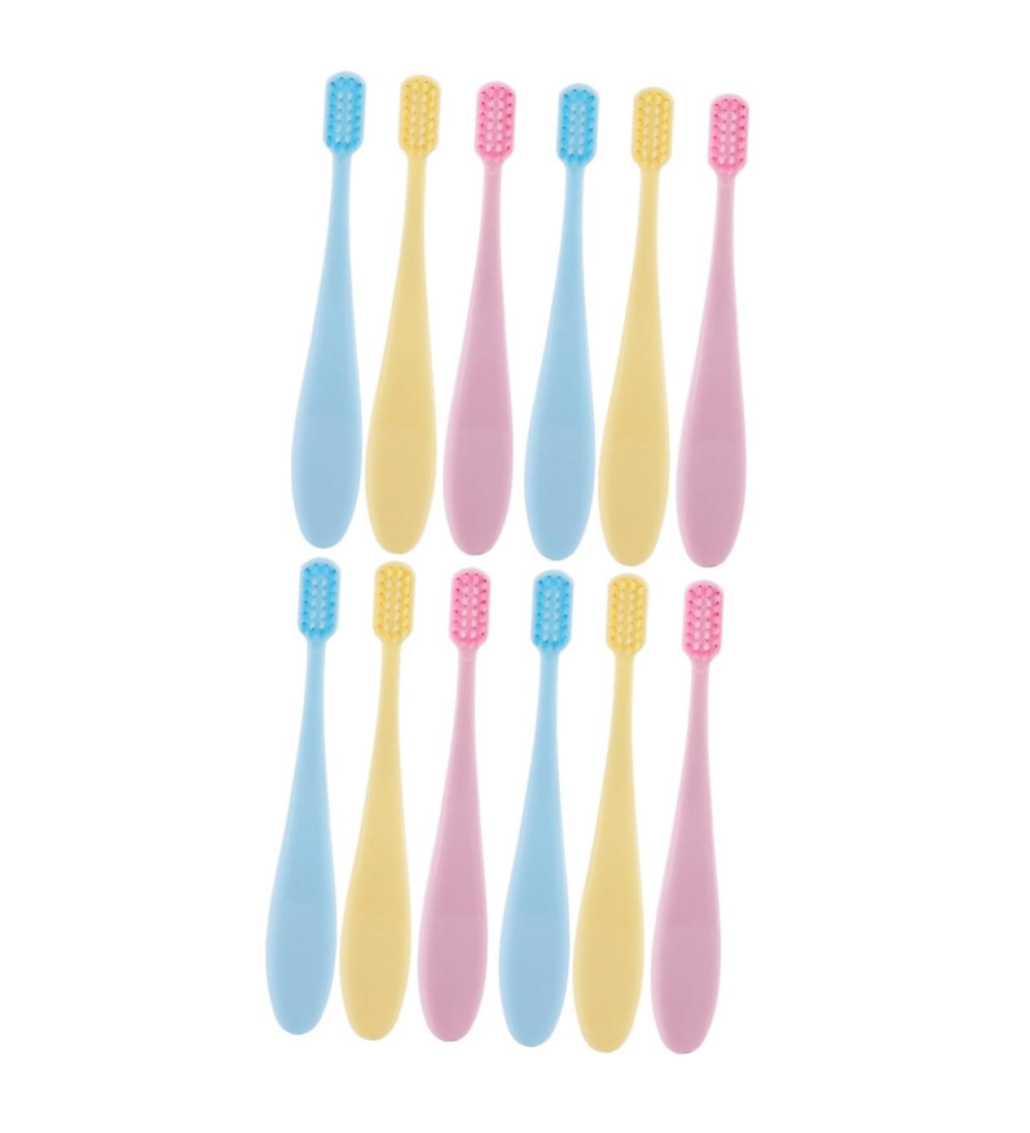 Gleavi 12-Part Children's Toothbrush Set - Brightening Travel & Baby Toothbrushes for Thorough Dental Care - Buy Online on GoSupps.com