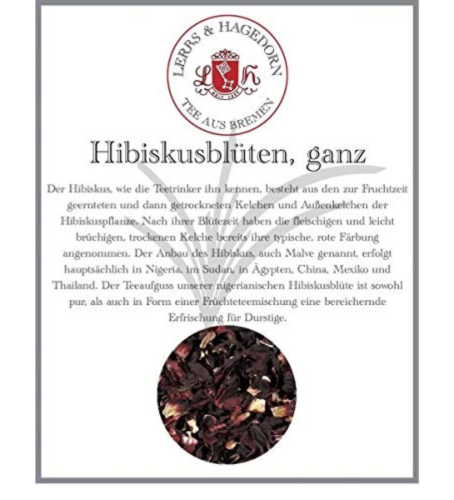  Lerbs & Hagedorn 1 kg hibiscus flowers - Buy Online on GoSupps.com