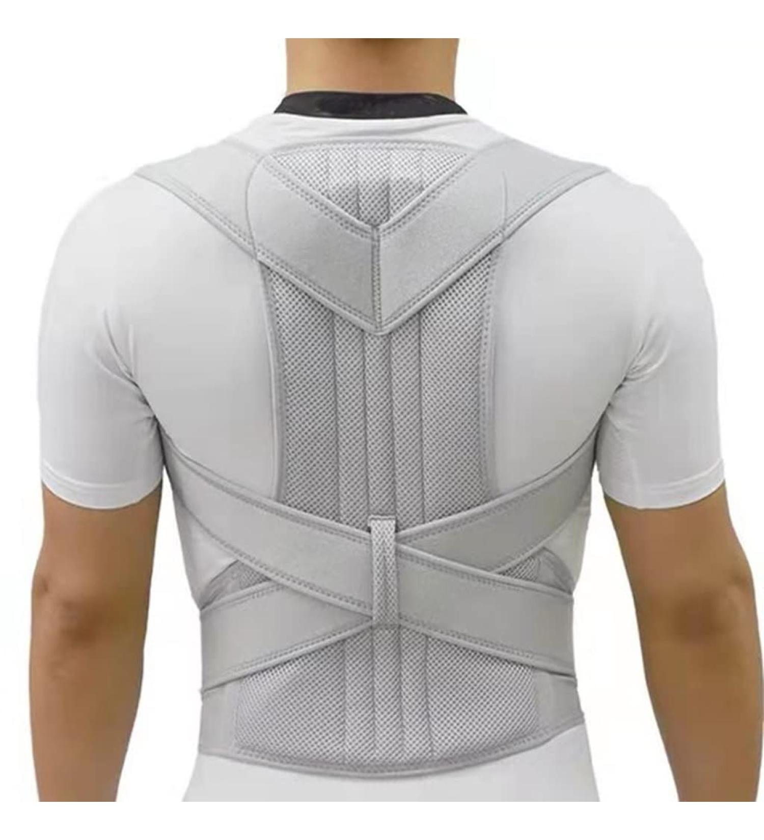 Adjustable Invisible Adult Back Braces & Suspenders - Anti-Hunchback 3X-Large Gray for Optimal Support - Buy Online on GoSupps.com