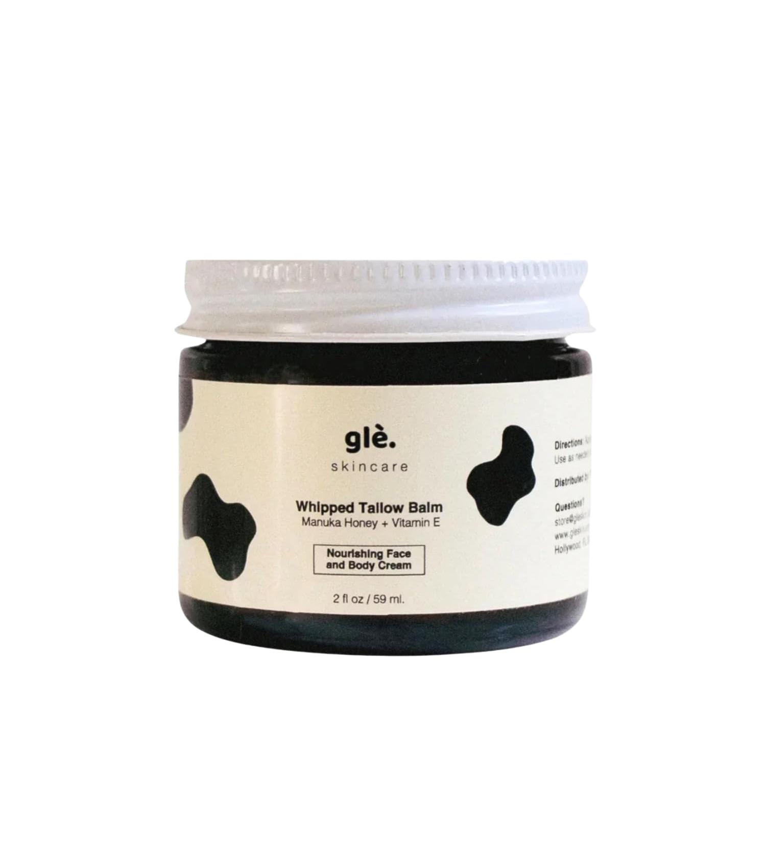 Gle Skincare Beef Tallow Face & Body Moisturizer with Manuka Honey 100% Natural Hydrating Cream for Dry Sensitive & Mature Skin Grass-Fed Tallow Balm for Deep Nourishment & Skin Repair - Buy Online on GoSupps.com
