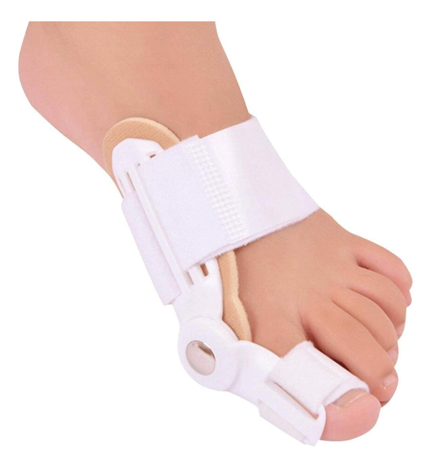 Splint for Hallux Valgus - Big Toe Straightener & Pain Relief - 1 Pair White Toe Spreaders | International Shipping - Buy Online on GoSupps.com