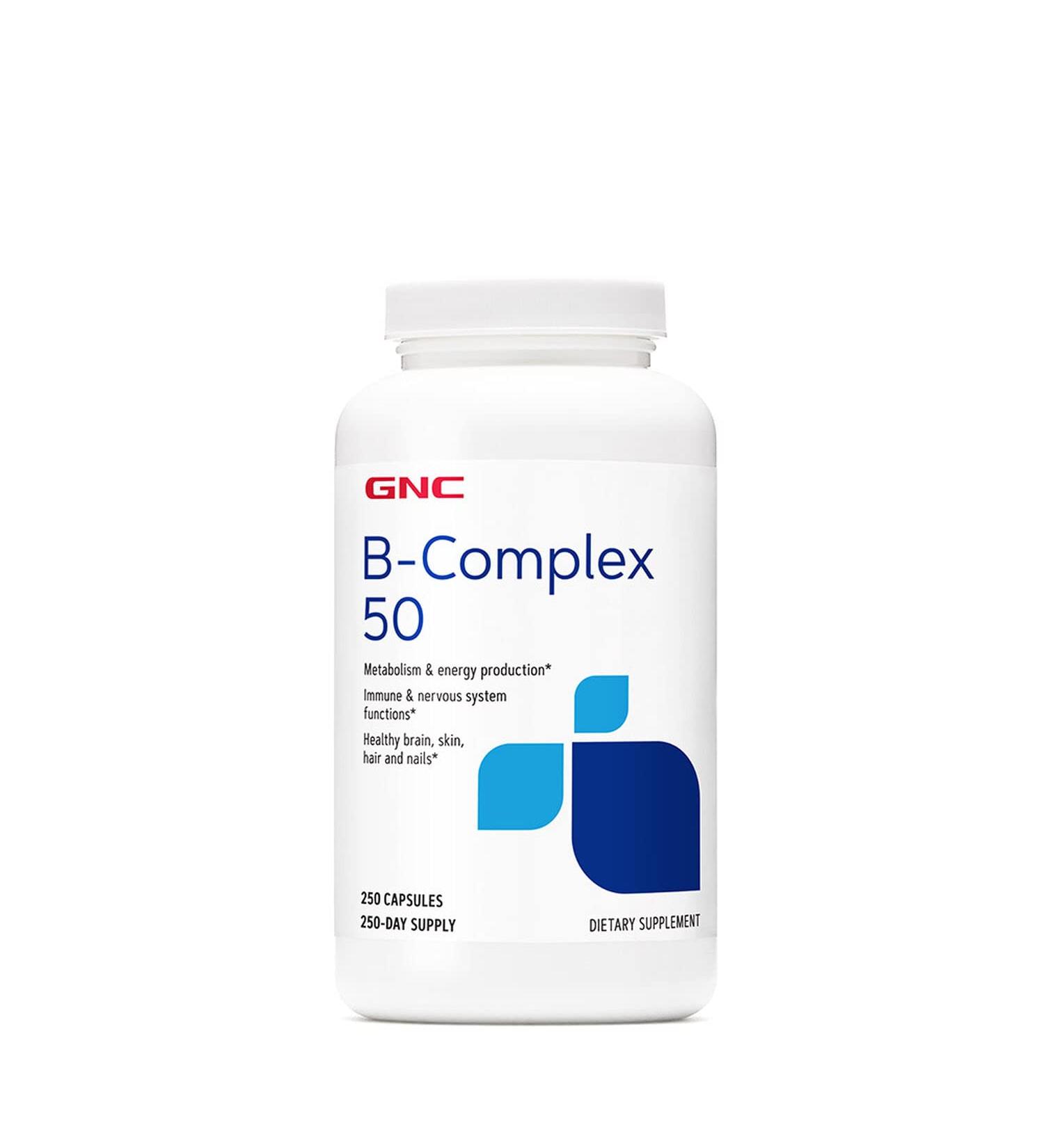GNC B-Complex 50 - 250 Capsules