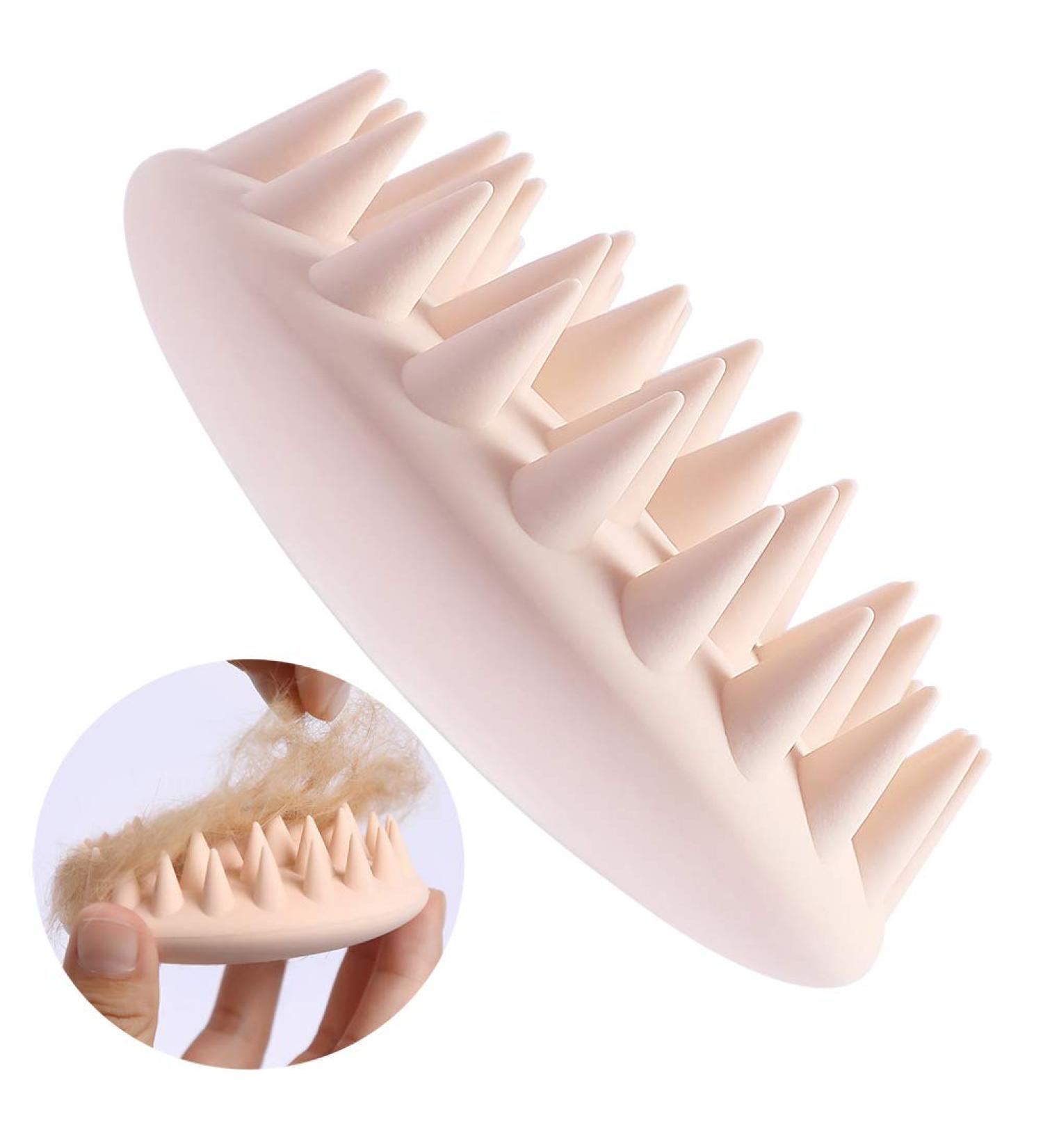 PETKIT Soft Silicone Cat Brush for Shedding and Grooming - Efficient Pet Hair Removal and Massage - Ideal for Sensitive Skin - Pink - Buy Online on GoSupps.com
