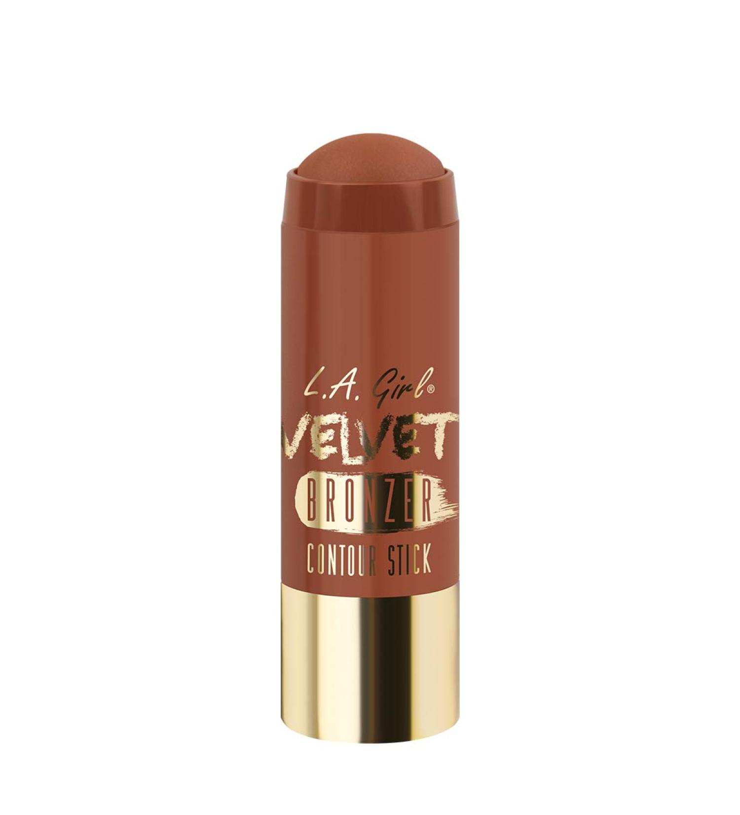 L.A. Girl Velvet Contour Sticks Bronzer Suede 0.2oz (Pack of 3) - Set of 3 Contouring Bronzer Sticks - Buy Online on GoSupps.com
