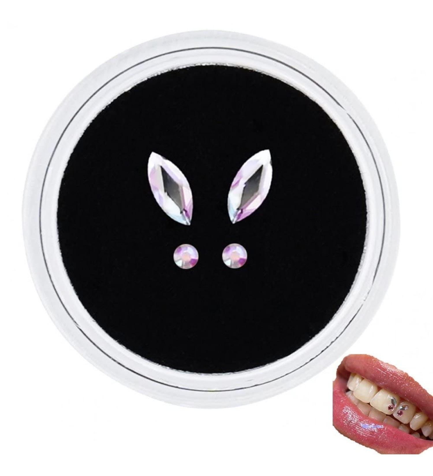 Baokuan 4pcs Dental Acrylic Crystal Jewelry Gem - Teeth Whitening Diamond Ornaments Set - Buy Online on GoSupps.com