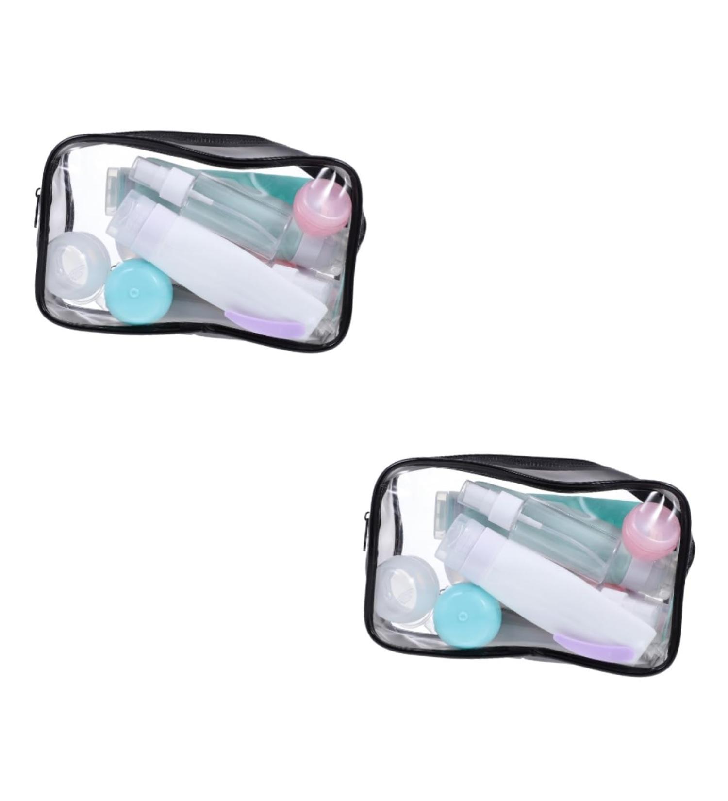 POPETPOP 2 Sets Travel Bottle Fine Mist Atomizers Face Cream Jars Professional Travel Jar Travel Accessories Toiletries Silicone Travel Containers Storage Bottle Silica Gel Major - Buy Online on GoSupps.com