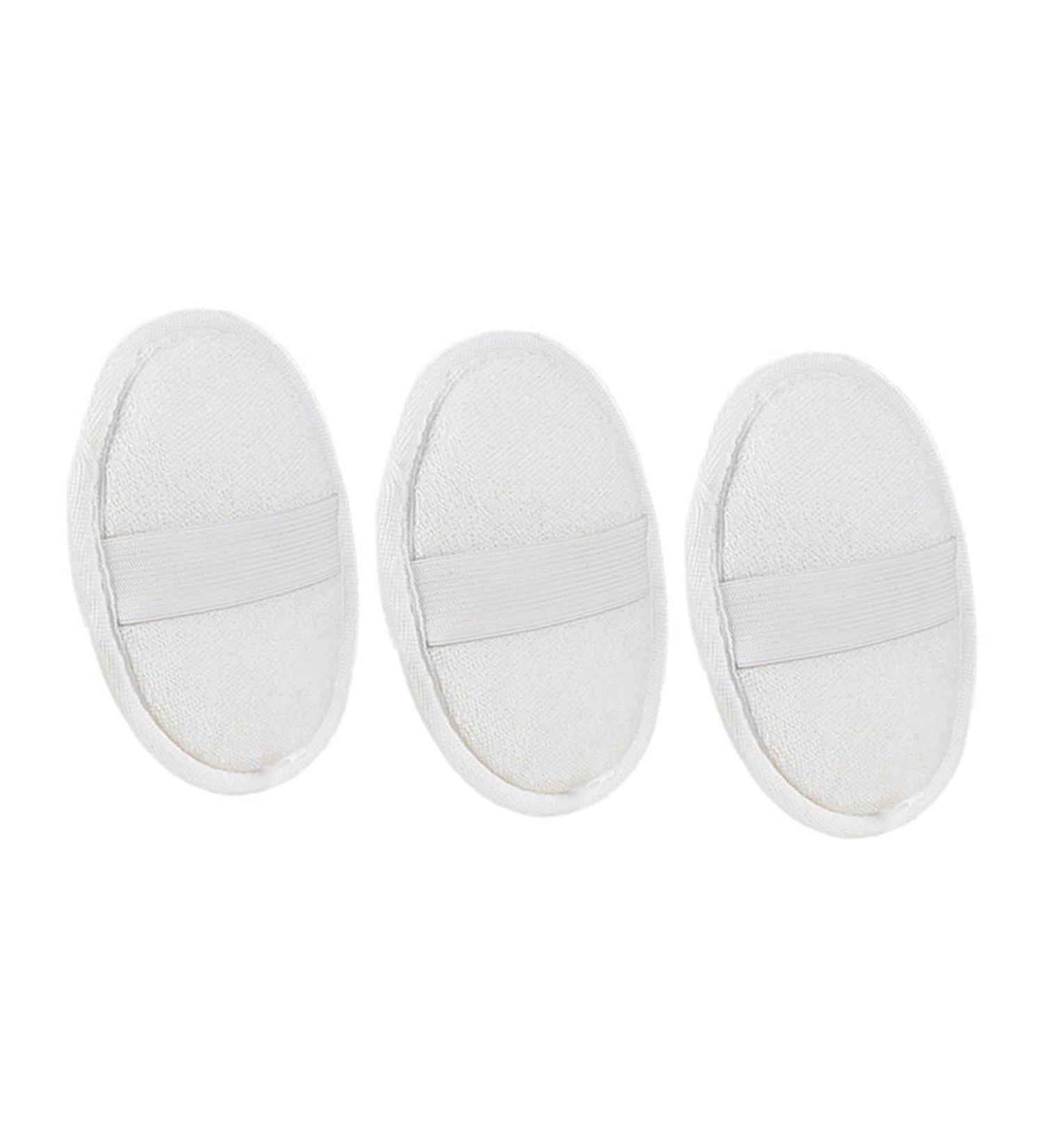 3pcs Exfoliating Loofah Body Wash Scrubber Set - Gentle Makeup Remover Pads & Shower Scrubber for Smooth Skin - Buy Online on GoSupps.com