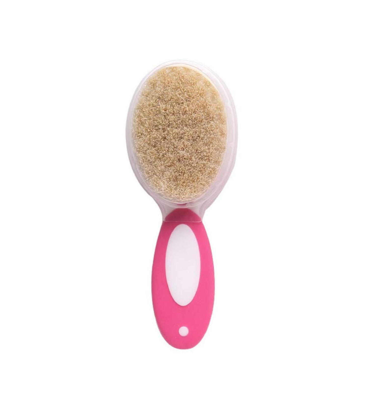 COHEALI Baby Hair Brush Set | Wooden Newborn Care Hairbrush & Comb | Soft Bristle Toddler Head Massager - Buy Online on GoSupps.com