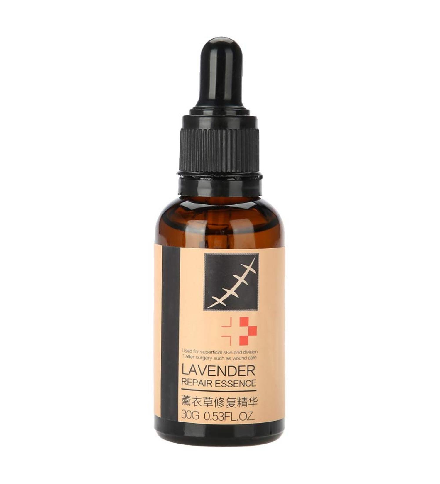 Lavender Scar Removal Serum for Stretch Marks & Skin Repair - Brightening Treatment Liquid - Buy Online on GoSupps.com