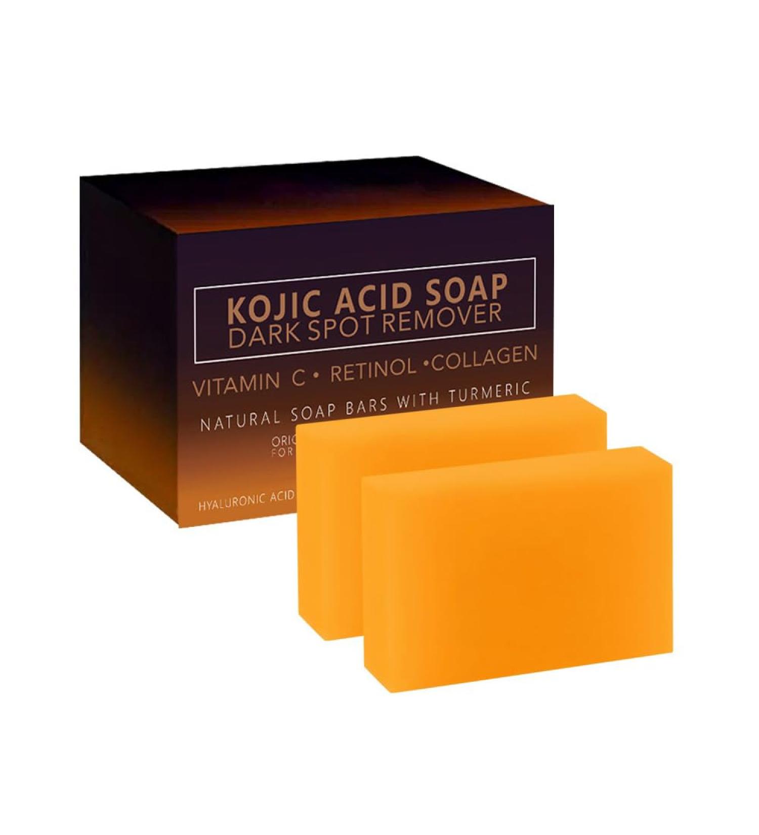  AOJUIGO Natural Turmeric Soap Pure Turmeric Handmade Soap for Face and Body Acne Corrector Blackhead Corrector Moisturizing Fades Fine Lines Firming Friendly (Type 3) - Buy Online on GoSupps.com