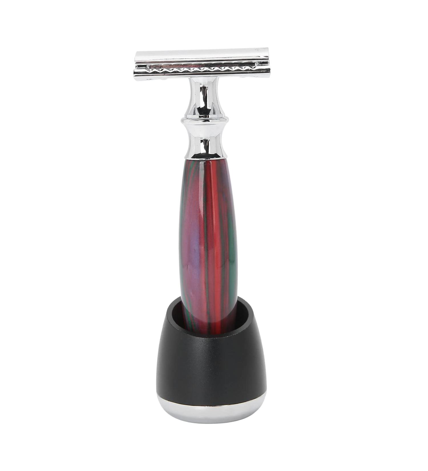 Sluffs Manual Scraper & Accessories - Double-Edged Razor Tool with Holder Base & Spare Stands (Red) | International Shipping Available - Buy Online on GoSupps.com