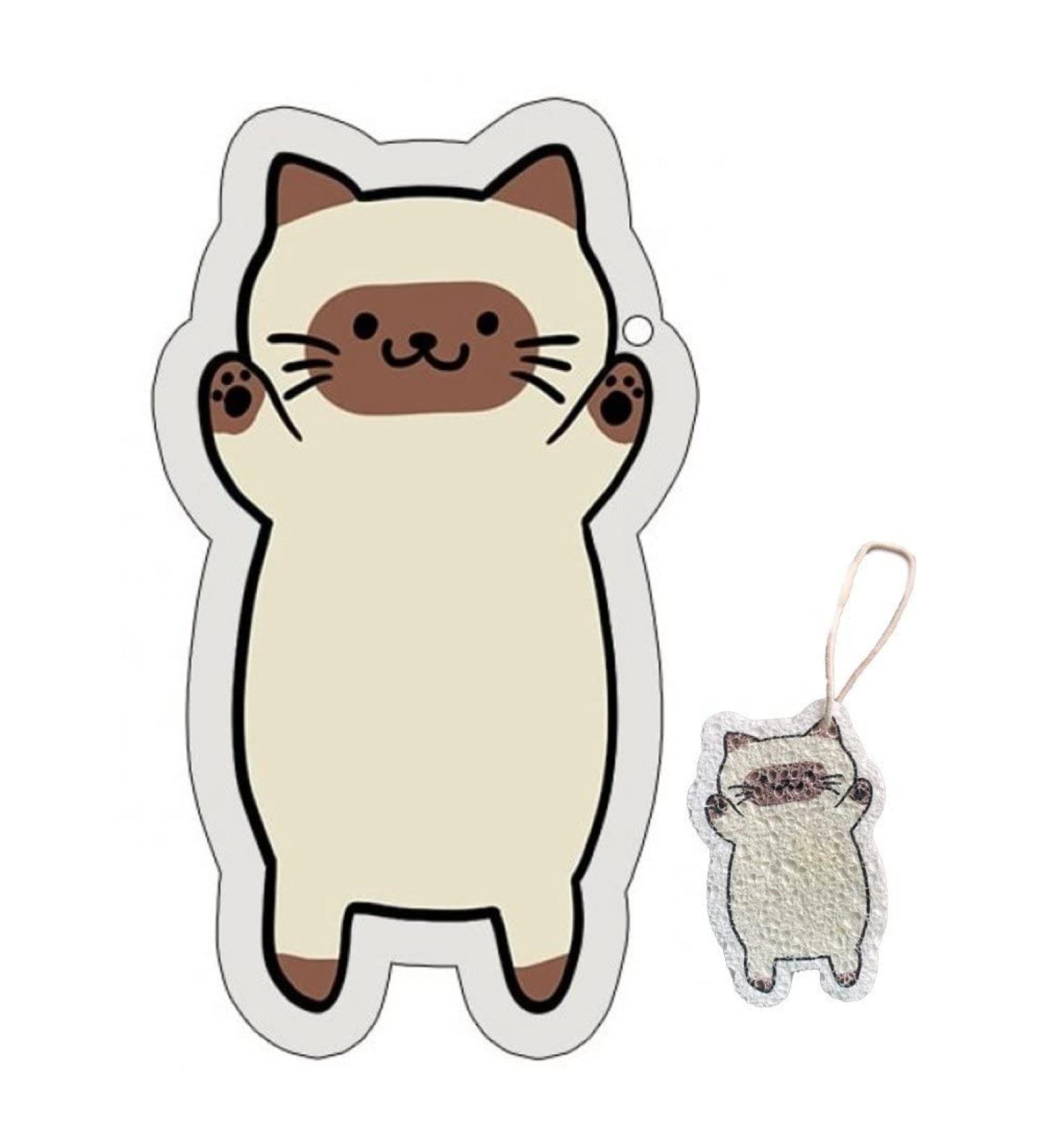 Cleaning Sponge Wood Pulp Dishwashing Sponge Cartoon Scouring Pad Non Scratch Kitchen Scrubber Cleaning Tool Style1 - Buy Online on GoSupps.com