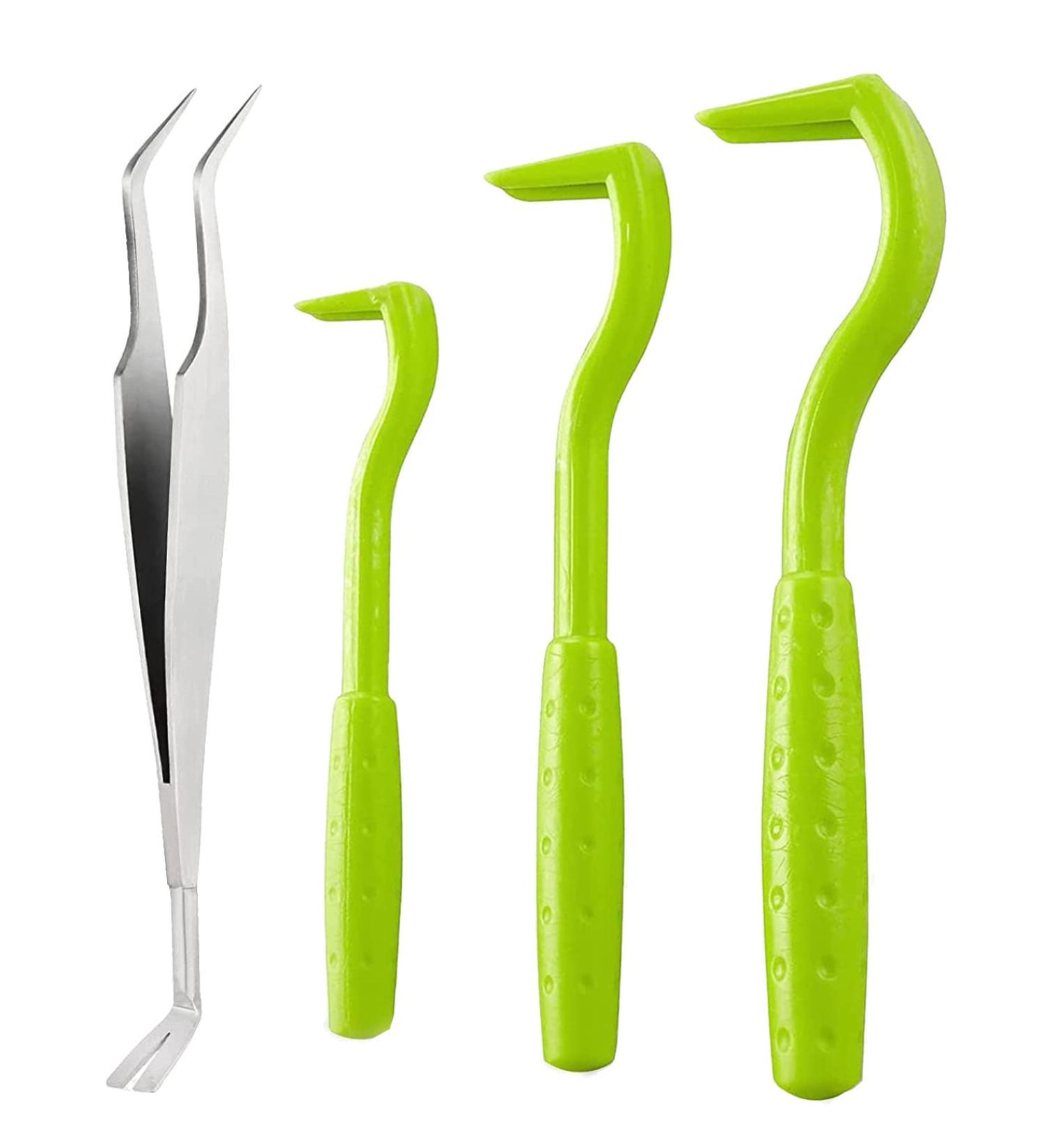 Emwel Tick Remover Tools for Dogs 4Pcs Stainless Steel Painlessly Tick Professional Tick for Dogs Cats Horses and Humans Pets Green - Buy Online on GoSupps.com