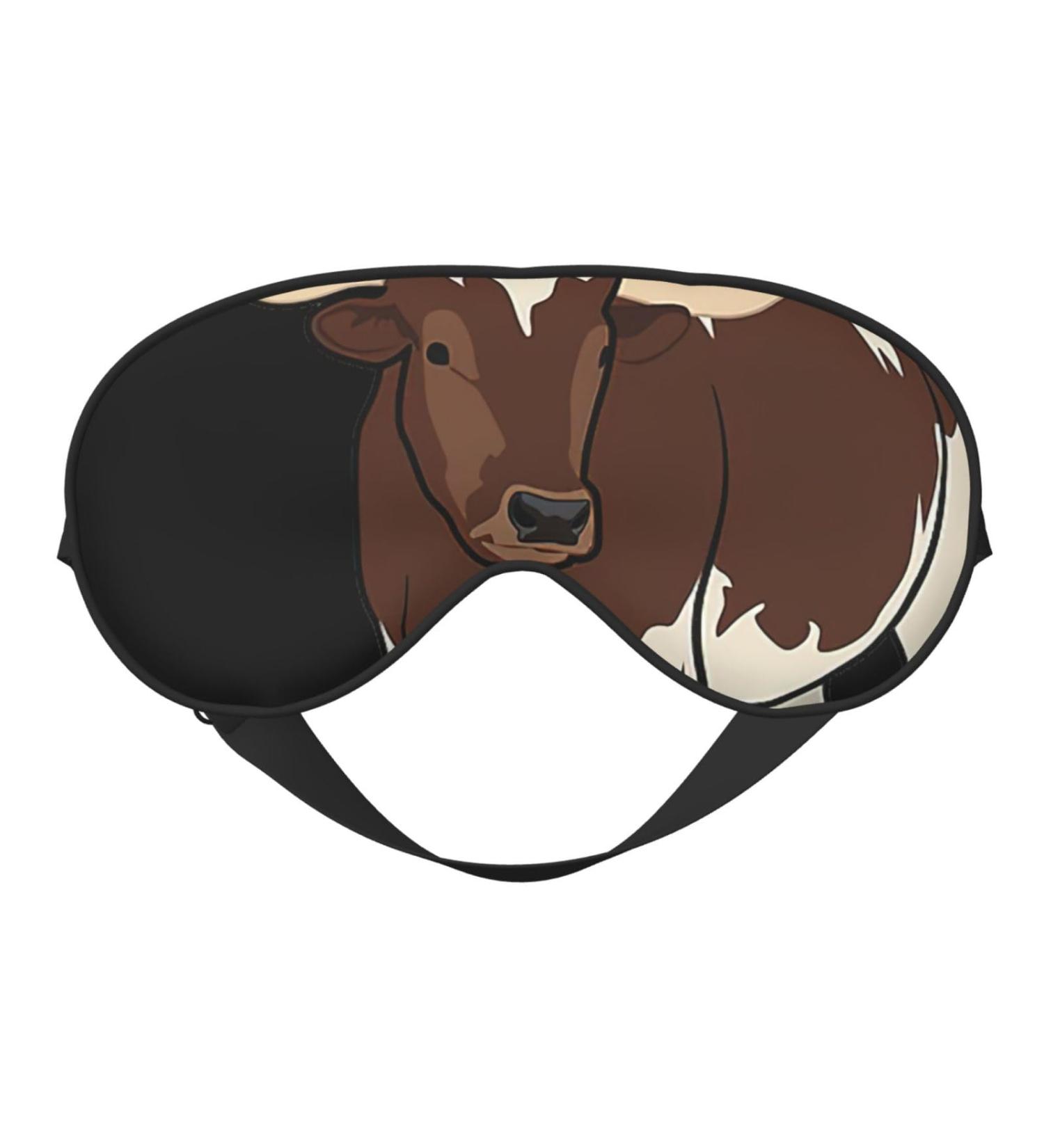 Animal Cow Soft Sleep Eye Mask Female Breathable Eye Patch Perfect for Travel and Relaxation - Buy Online on GoSupps.com