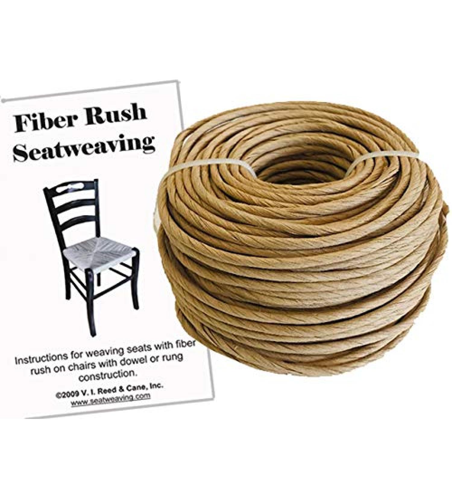 6/32 Kraft Brown Fiber Rush Kit with Instruction Booklet - DIY Crafting Supplies - Buy Online on GoSupps.com