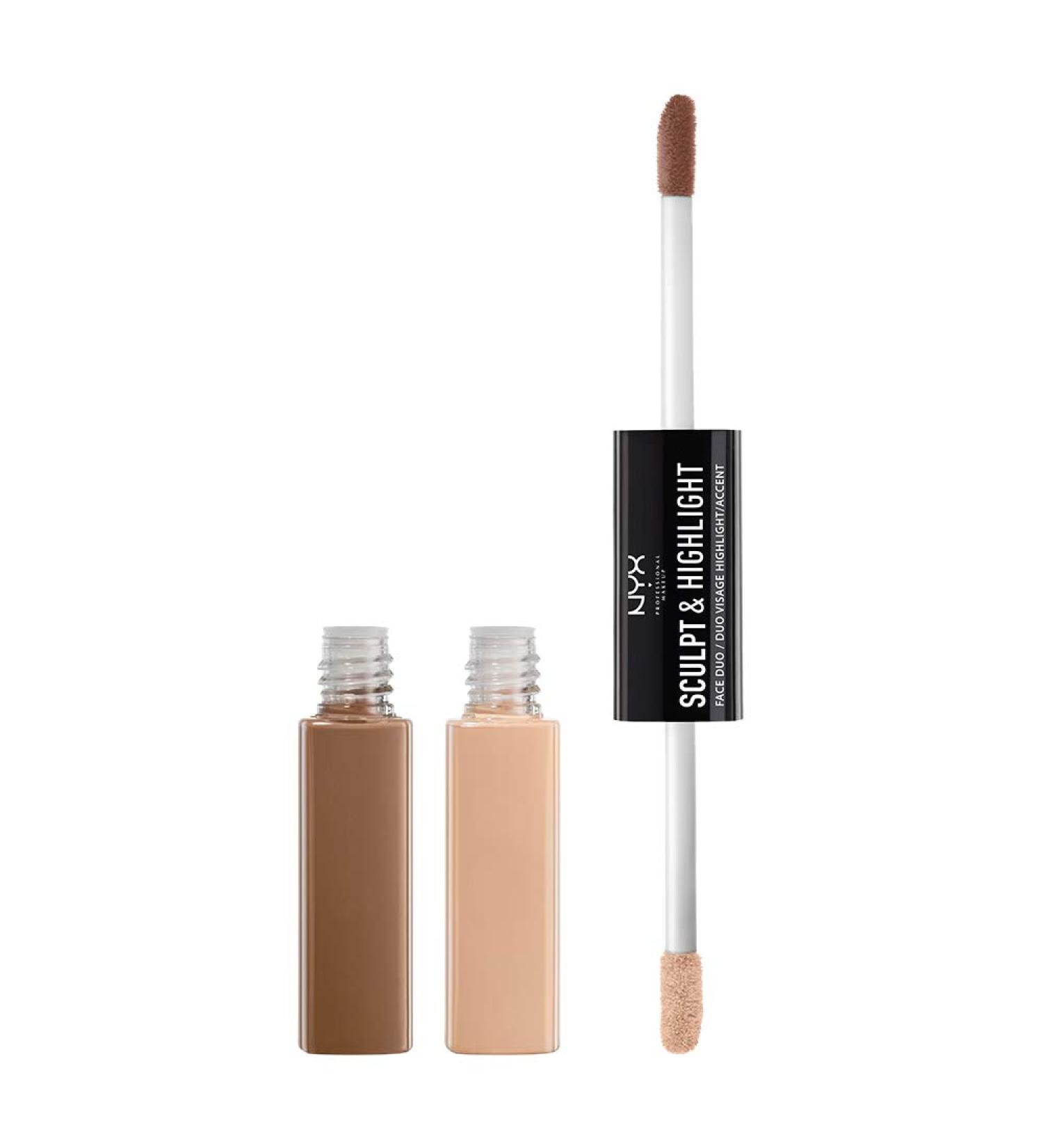Buy NYX Professional Makeup Sculpt & Highlight Face Duo - Taupe Ivory (0.17 oz) - International Shipping Available - Buy Online on GoSupps.com