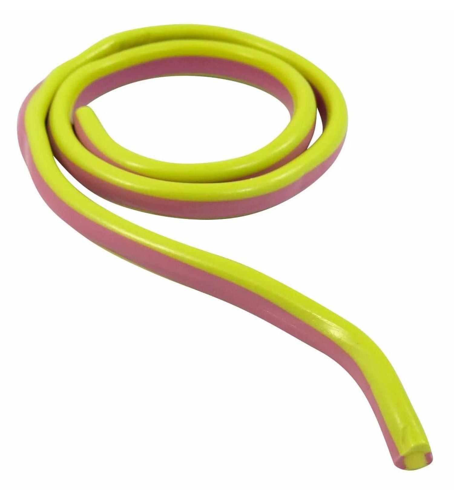Giant Rhubarb & Custard Cables - 5 Candy Sticks Sweets
