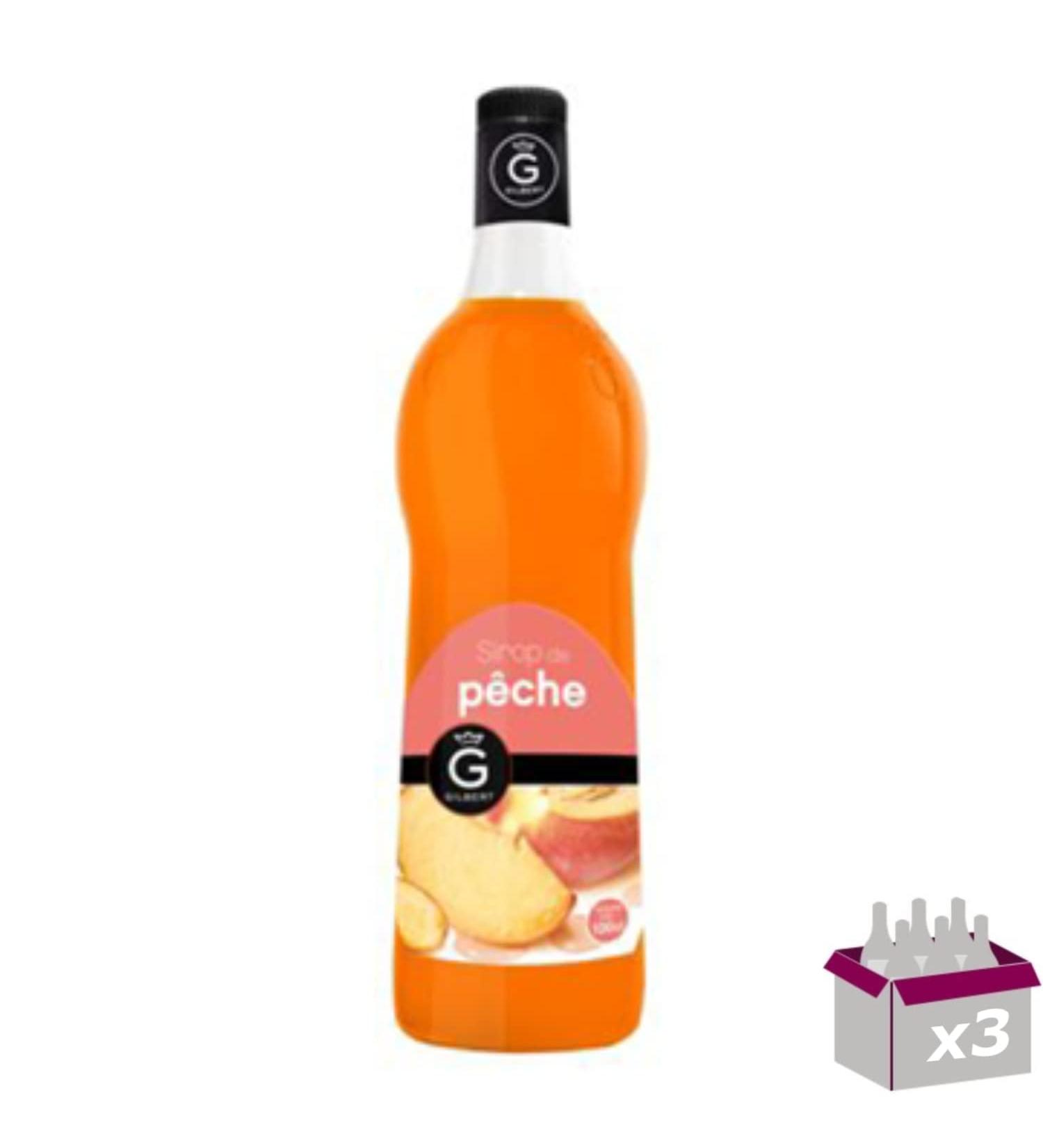 Rioba Syrups Peach 3 x 1L Pack of 3
