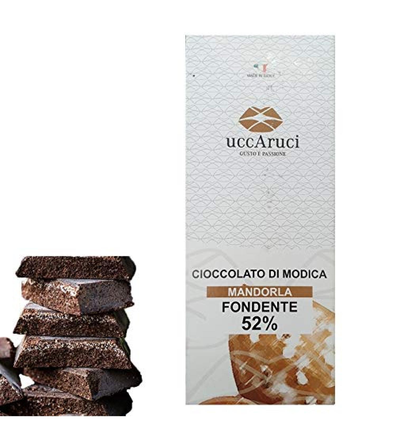 Modica Almond Chocolate 100g - UCCARUCI - Offer 5 Pieces