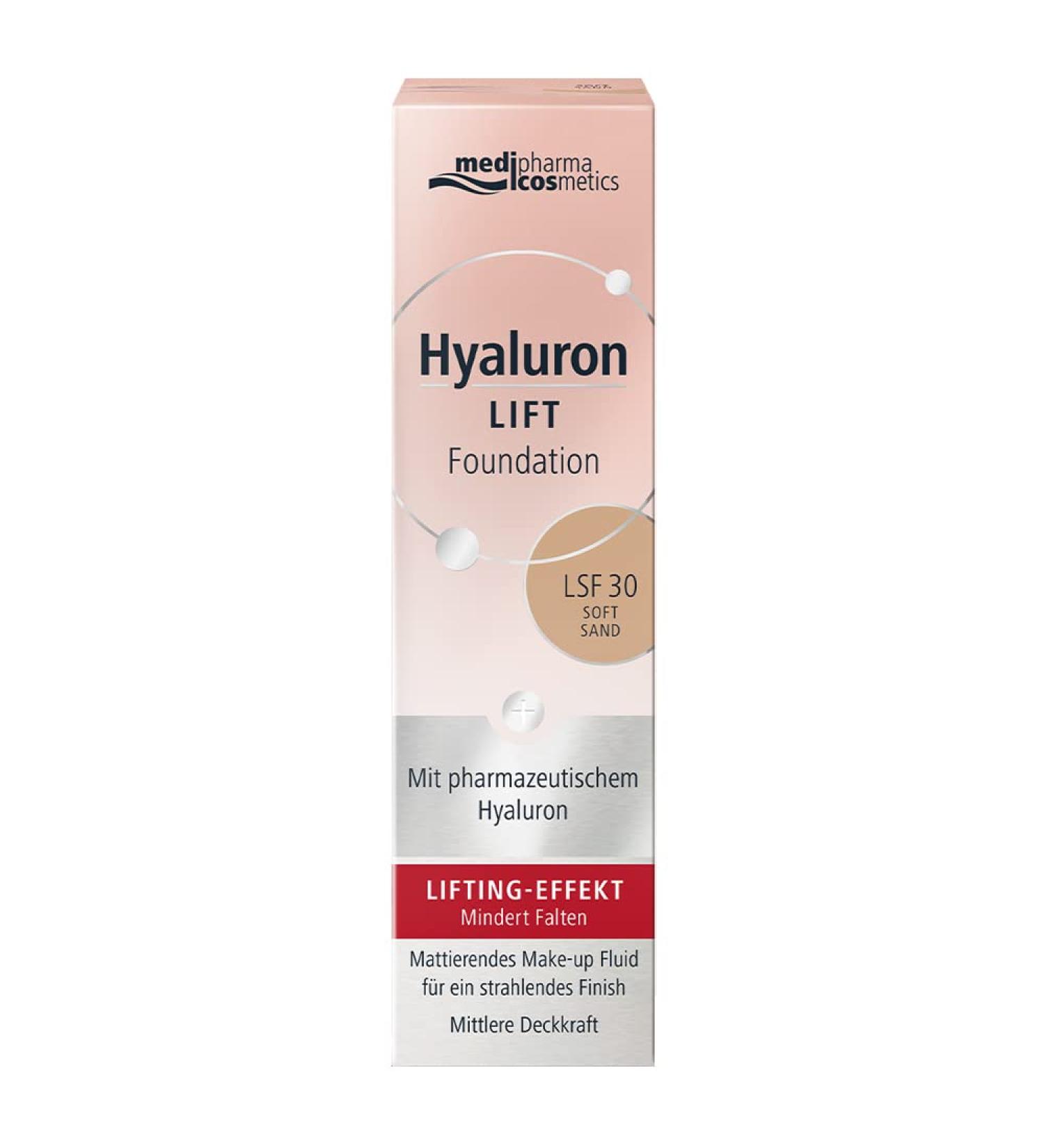 Medipharma Cosmetics Hyaluron Lift Foundation SPF 30 soft sand