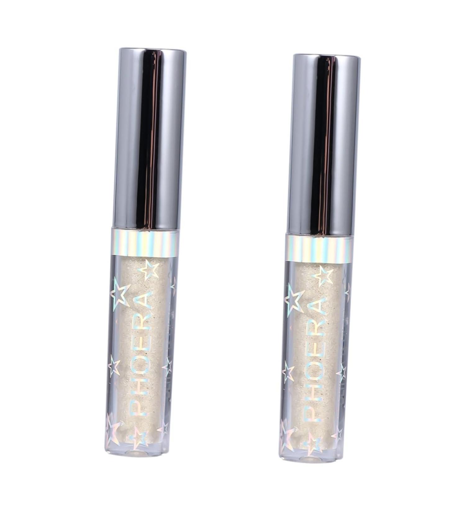 Healvian 2pcs Glitter Eyeshadow Glitter Eye Shadow Glitter Liquid Eyeliners Shimmer Eye Shadow Glow - Buy Online on GoSupps.com