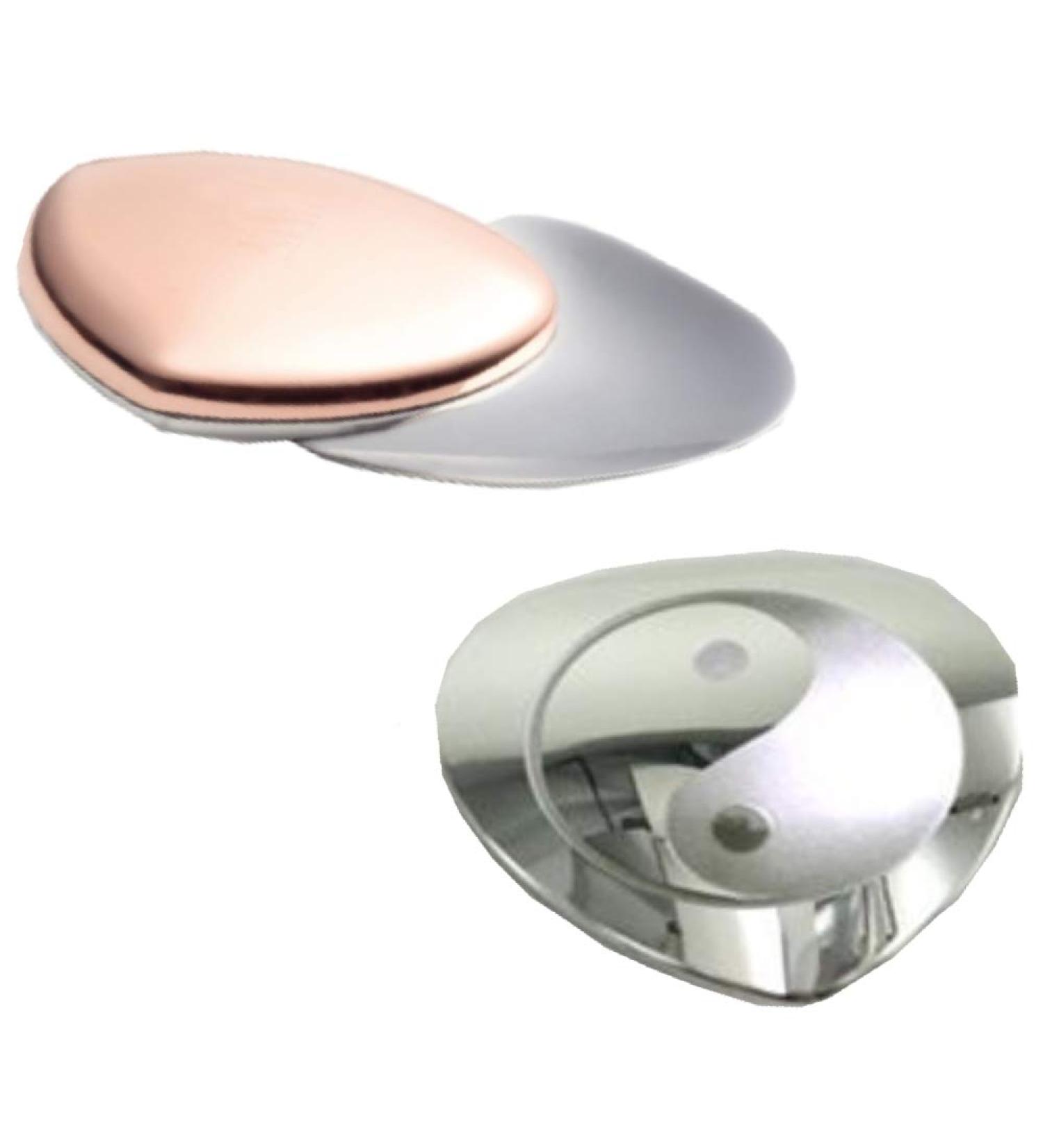 Yin Yang Magnet Heart Copper Powerheart Pain Plaster | TCM Body Magnet with Jewelry Bag | Energetix 4you 1114 Magnetix 177CU - Buy Online on GoSupps.com