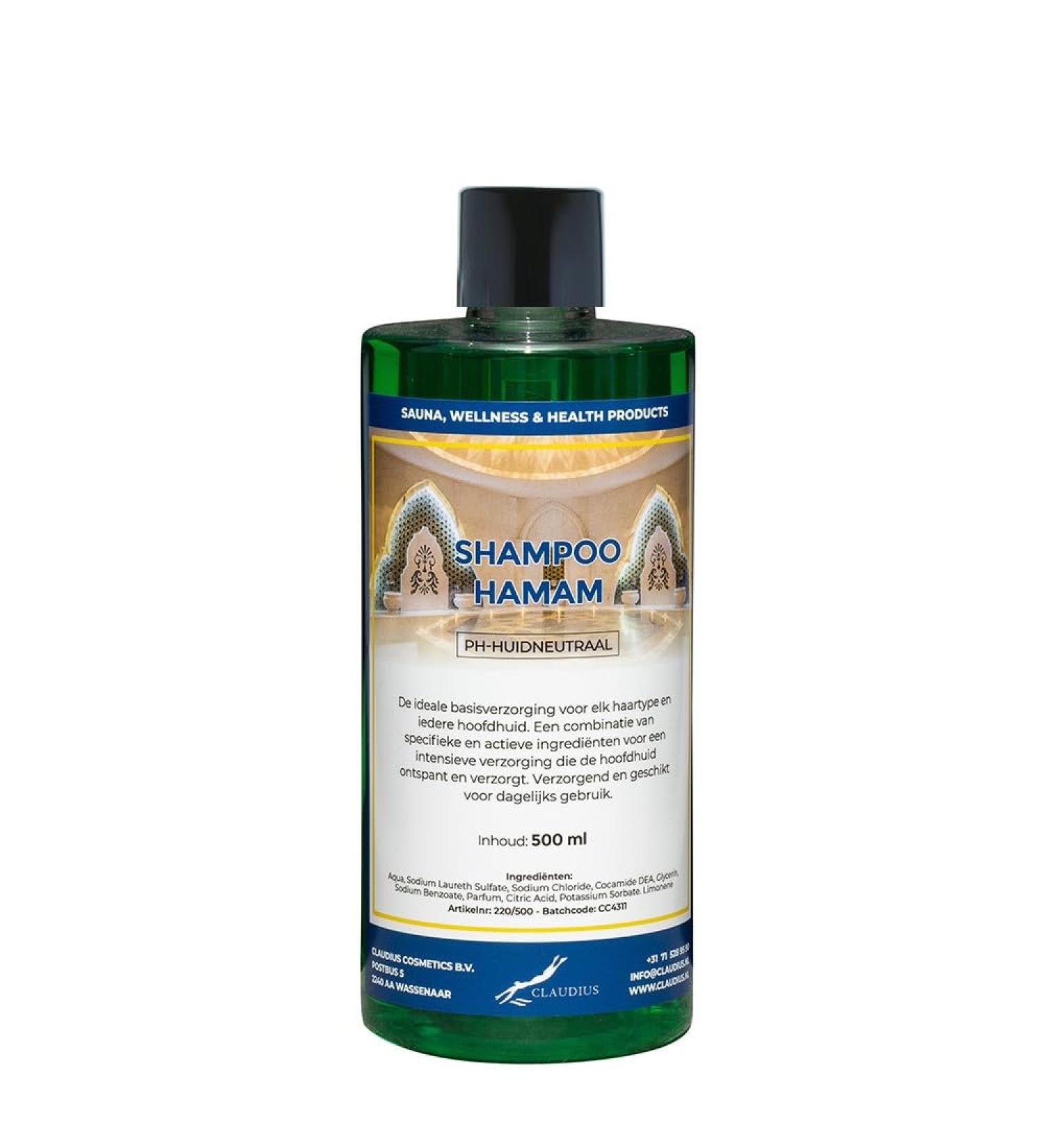 Claudius Hammam Shampoo 500ml with Cap - Hair Care