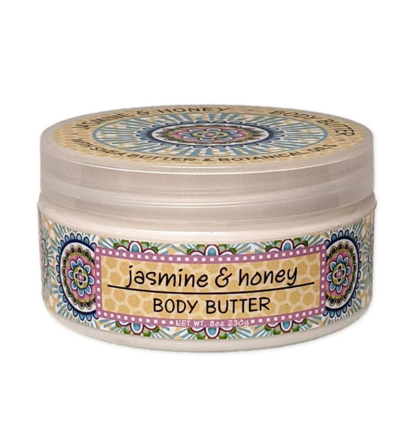 Greenwich Bay Trading Company Jasmine Honey Body Butter 8oz - Luxurious Moisturizer for All Skin Types | Shop Internationally - Buy Online on GoSupps.com