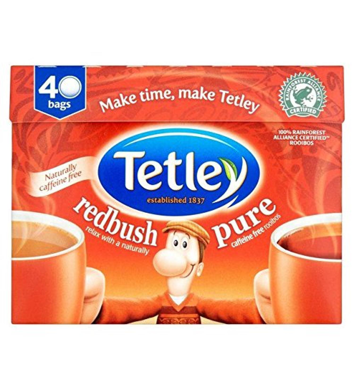 Tetley Redbush Tea 40 Pack of 2