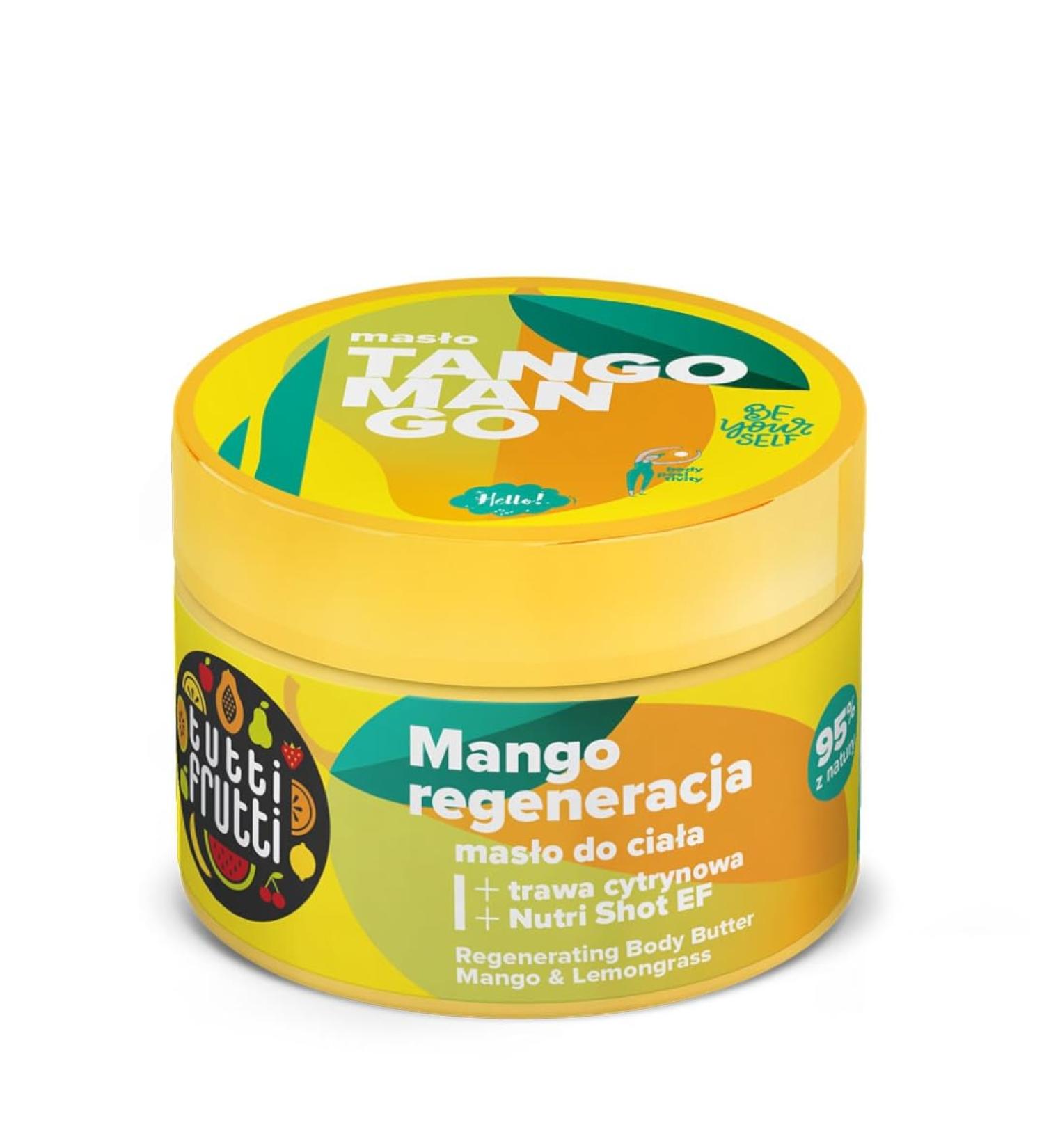 FARMONA TUTTI FRUTTI beurre pour le corps Mango & Herbe + Nutri Shot EF 200ml