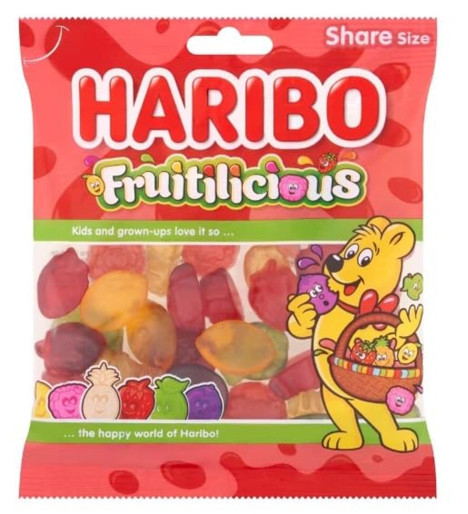 3 x Fruitilicious Fruit Gums 150G Delicious Tasty And Twisty Treat Gift Hamper For Birthday Christmas Easter Sold By Kidzbuzz