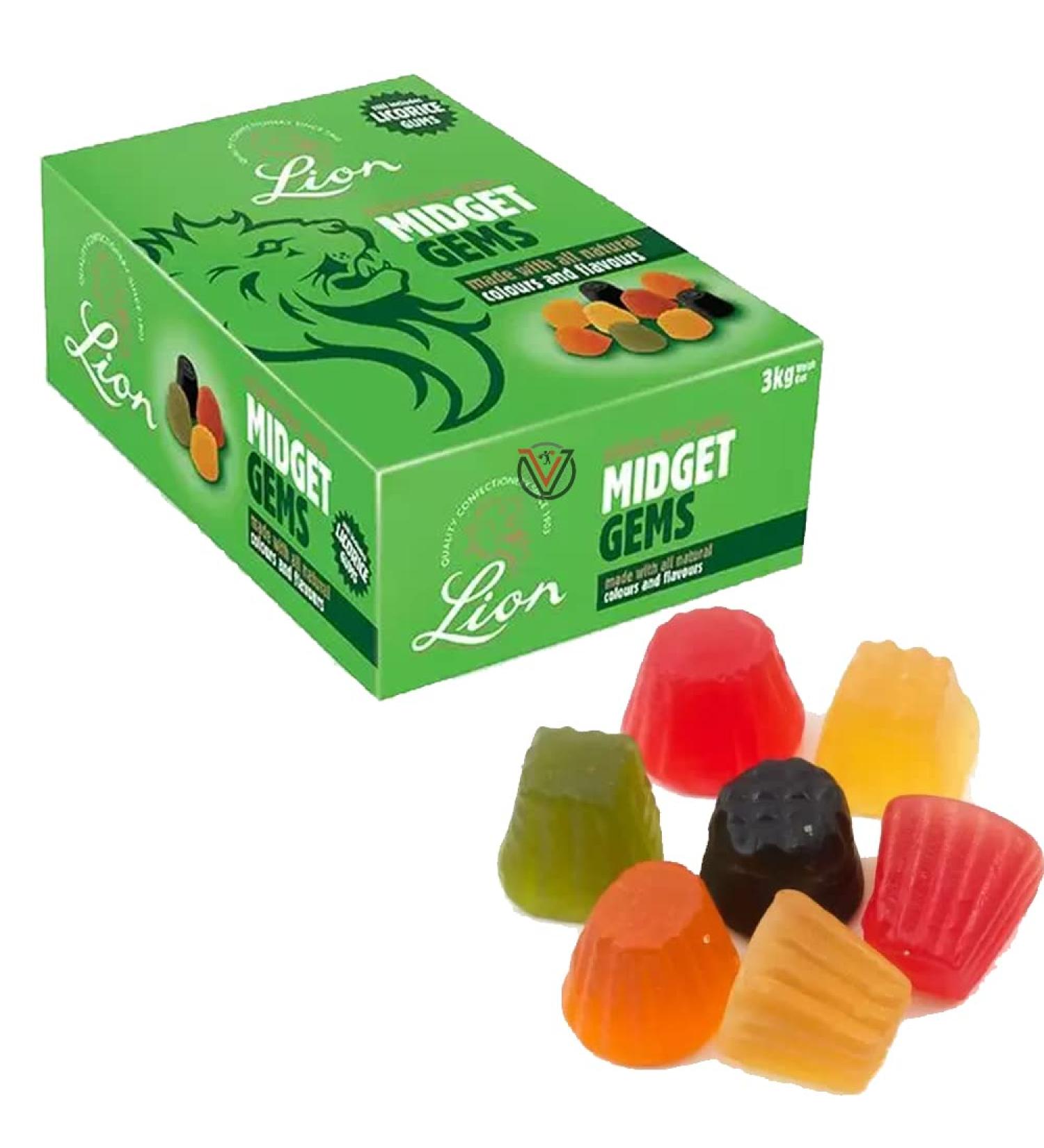 Lion Midget Gems Original Hard Gums 2kg | Full Box - Buy Online on GoSupps.com