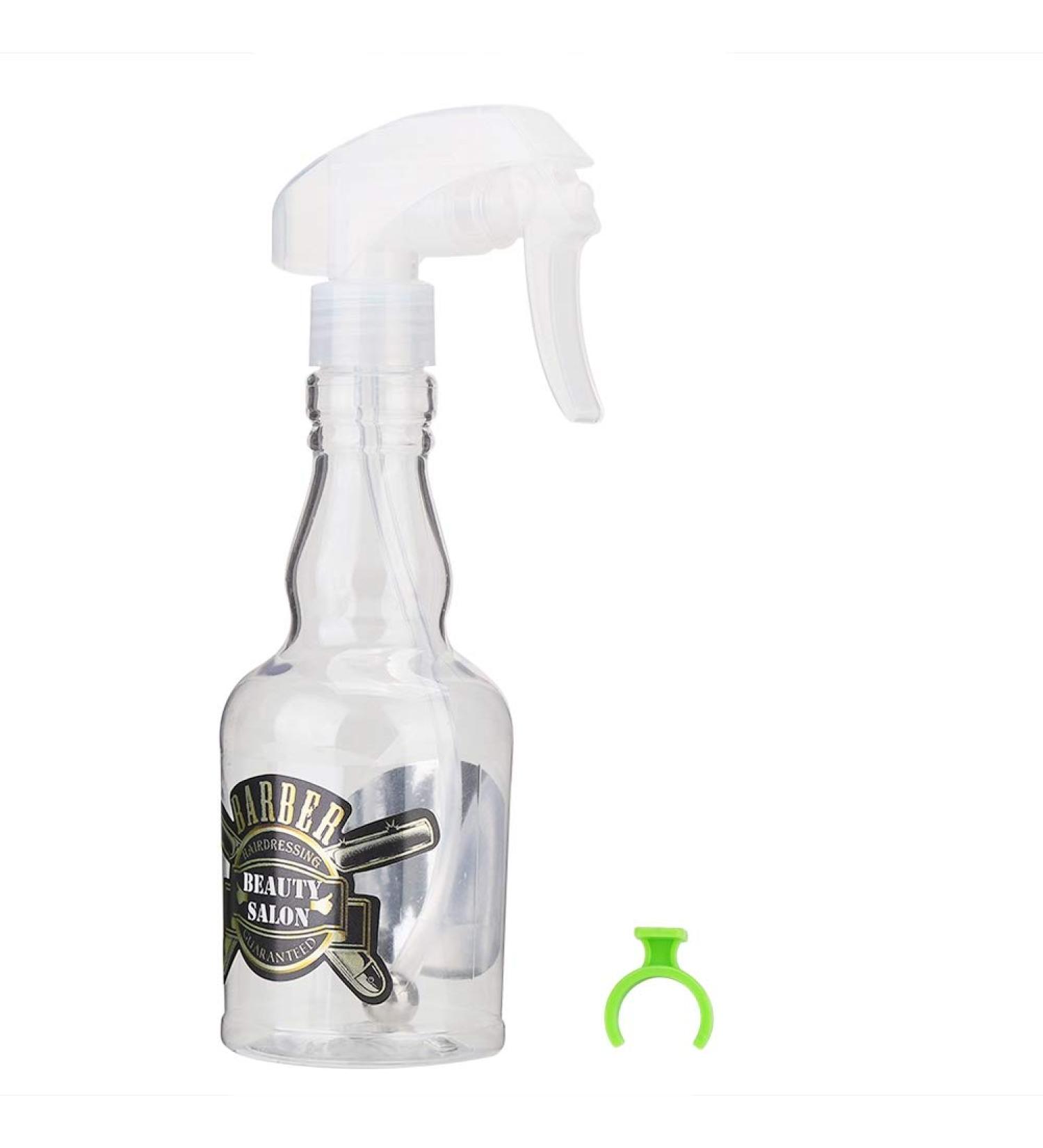 280ml Barber Spray Bottle - Refillable Water Spray for Hair Plants & Home Cleaning | Clear Water Mister - Buy Online on GoSupps.com