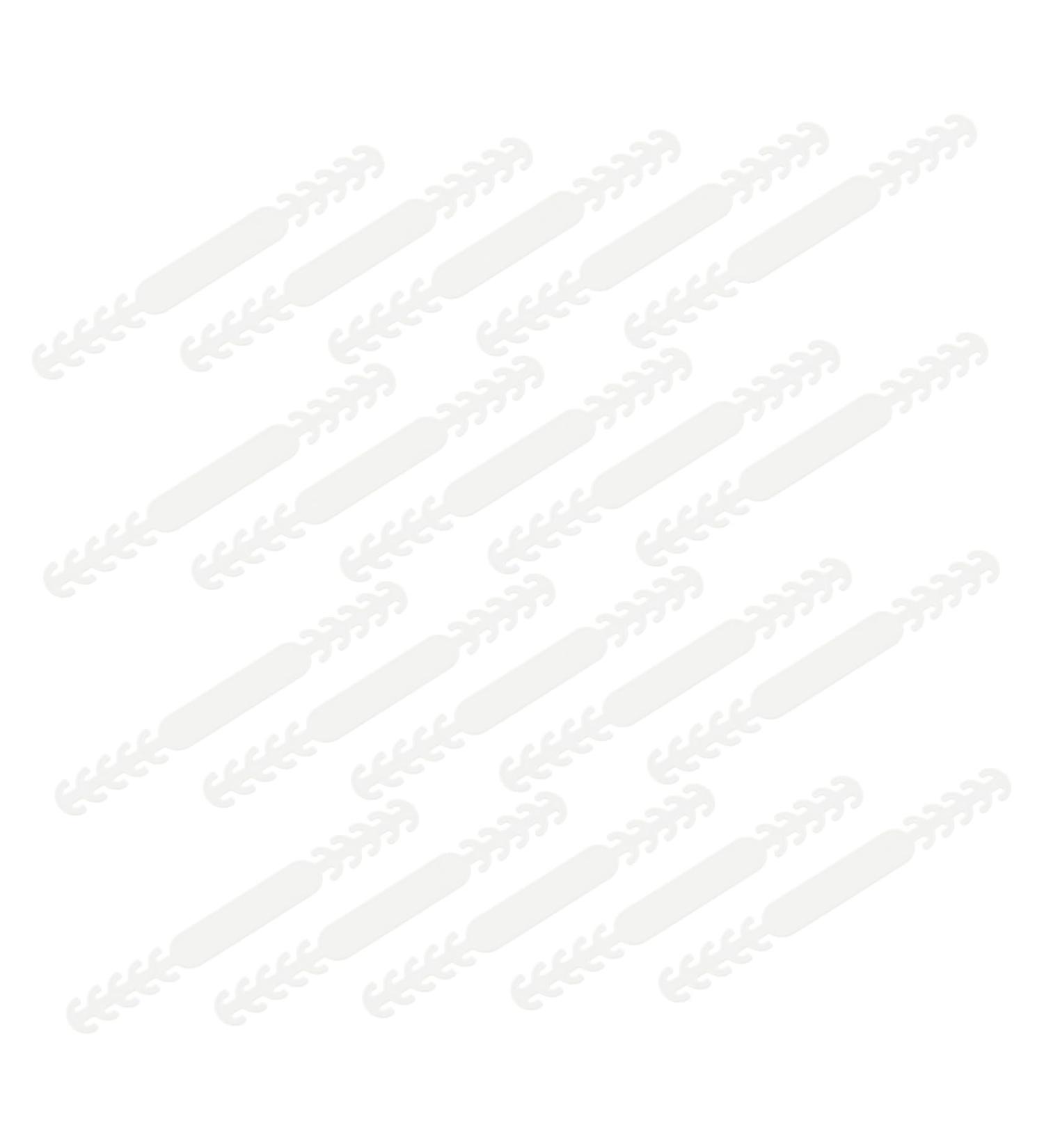 Clispeed 60 StK Mask Hook Hanger Extension Buckle for Face Masks - PP White Mask Cord Connector - Buy Online on GoSupps.com