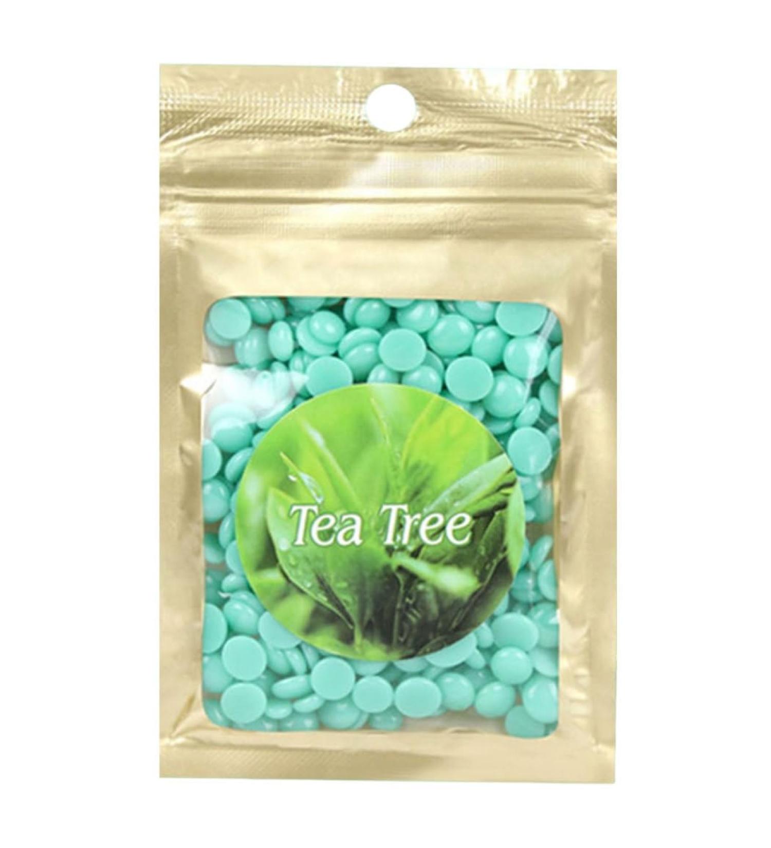 Natural Hair Removal Wax Beads - Soft Hot Hard Bean for Facial & Body | Tea Tree Depilatory Wax for Smooth Skin - Buy Online on GoSupps.com
