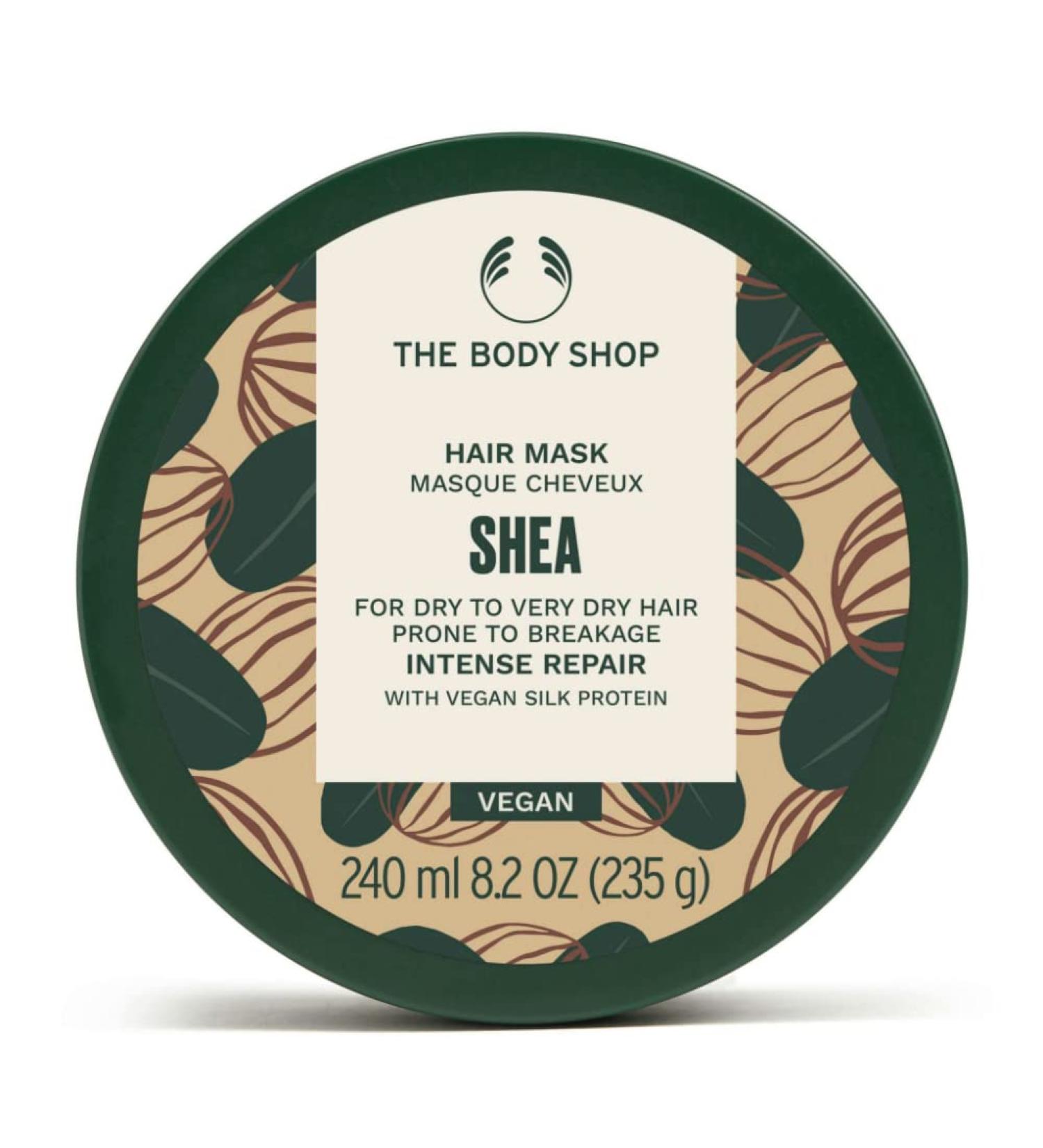 The Body Shop Shea Butter Hair Mask 8.2 oz For Dry, Breakage-Prone Hair - Buy Online on GoSupps.com