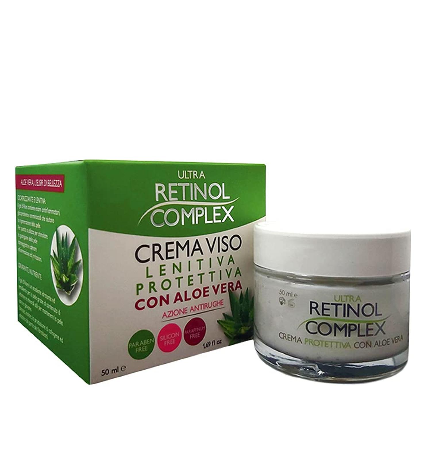 ULTRA RETINOL COMPLEX Night cream with soothing and protective aloe vera night face cream with carite elastin and argan oil 50 ml