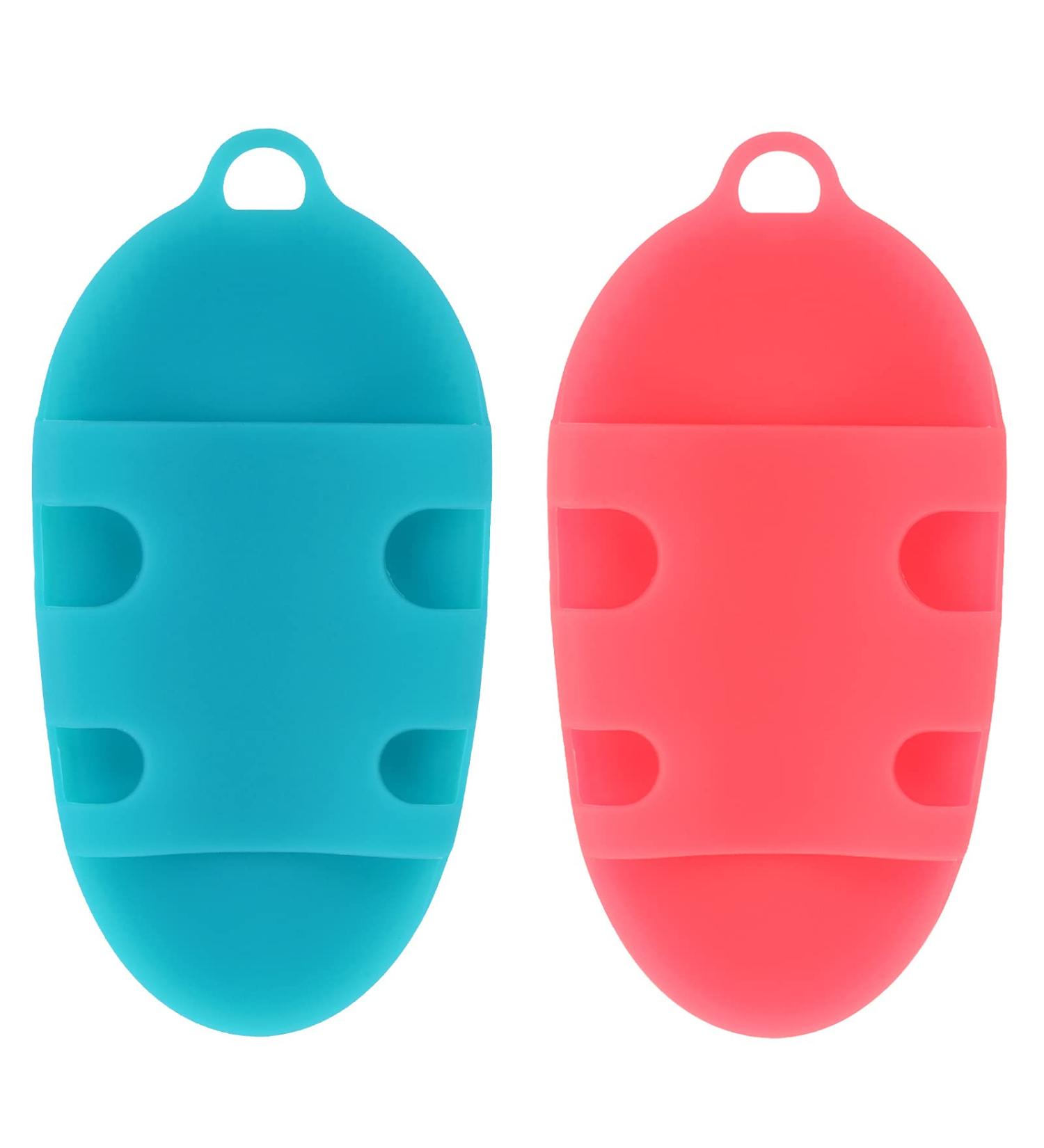 INNERNEED Silicone Body Scrubber - Exfoliating Shower Brush for All Skin Types (Blue & Pink) - Buy Online on GoSupps.com
