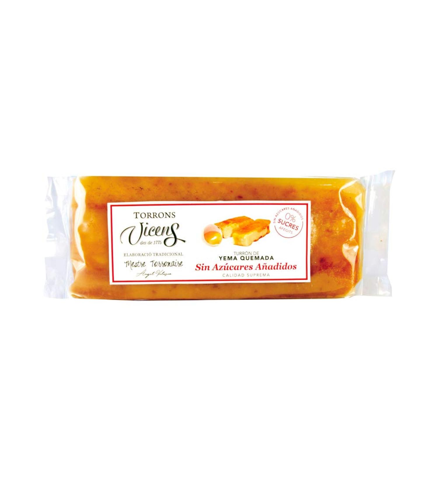 Vicens Sugar Free Caramelized Egg Yolk Nougat 300 g - Buy Online on GoSupps.com
