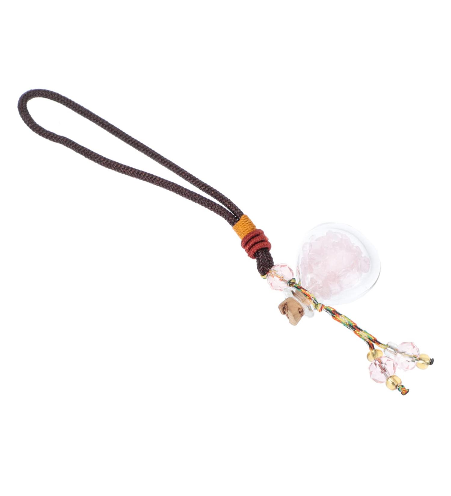 Minkissy 1pc Essential Oil Perfume Bottle Car Diffuser Auto Perfume Bottle Pendant Car Hanging Car Crystal Hanging Accessories Car Interior Ornament Crystal Car Glass Five Elements Stone Assorted Color - Buy Online on GoSupps.com